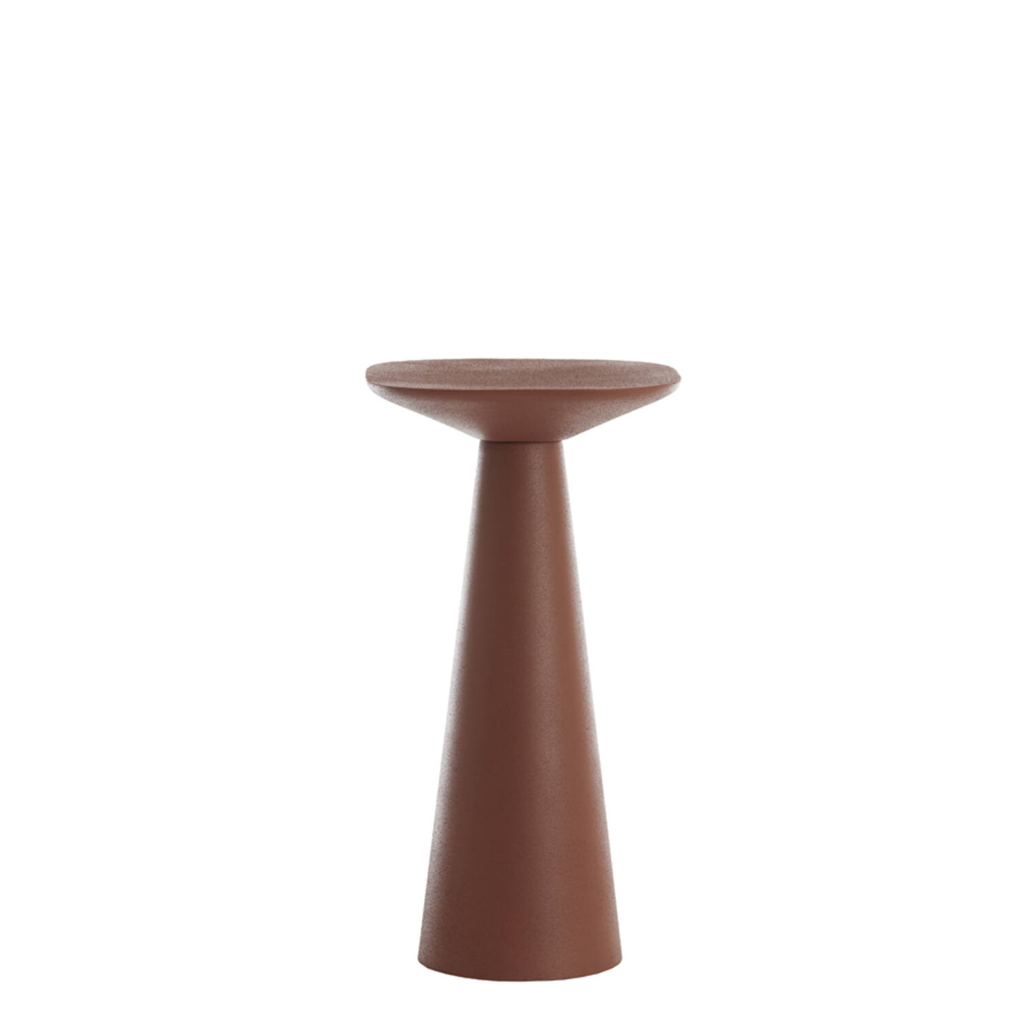 Side table 28x28x53 cm ABALA matt terra