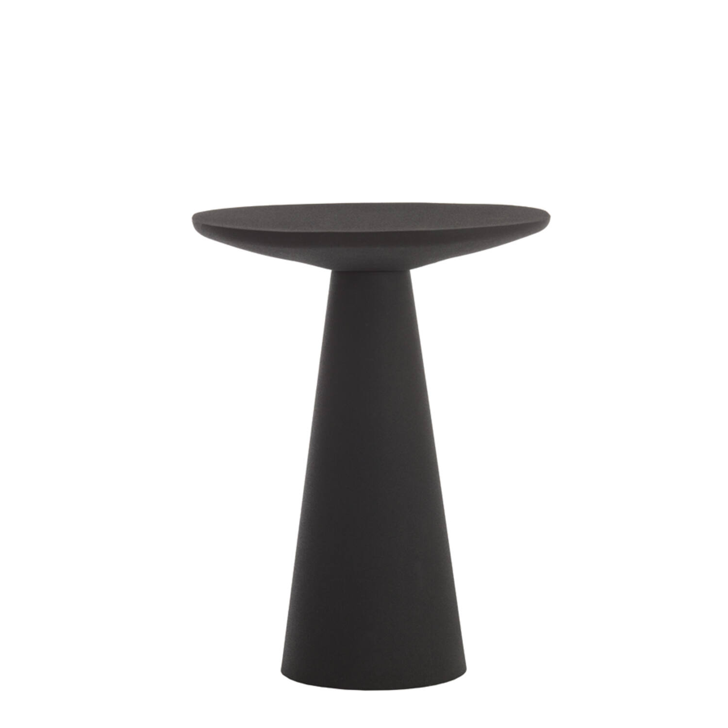Side table 45x45x59 cm ABALA matt black