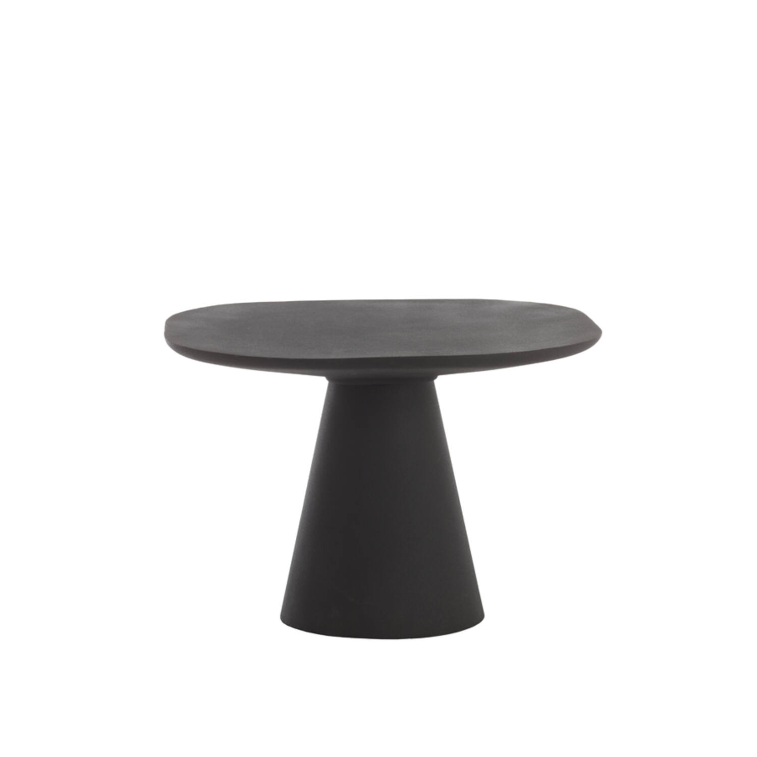 Side table 60x60x41 cm ABALA matt black