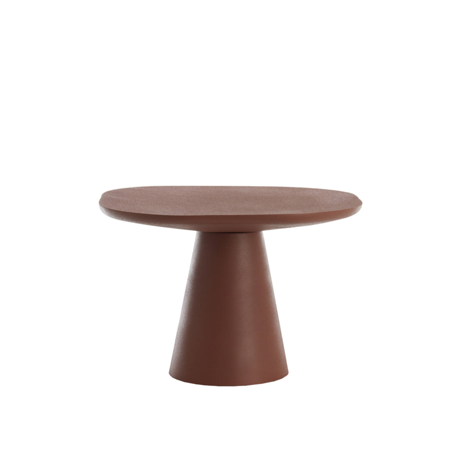 Side table 60x60x41 cm ABALA matt terra