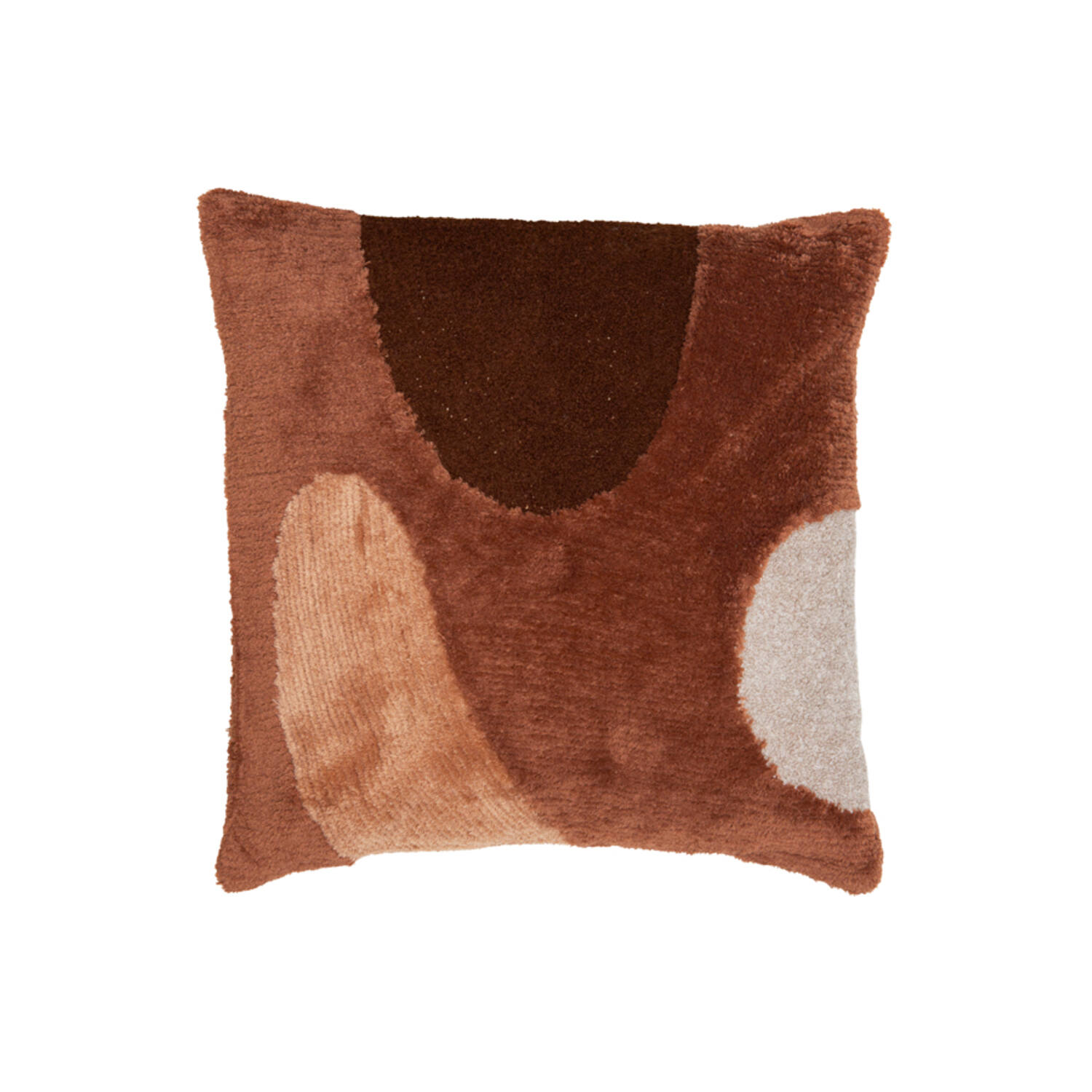 Cushion 45x45 cm CANAZEI terra+brown+sand