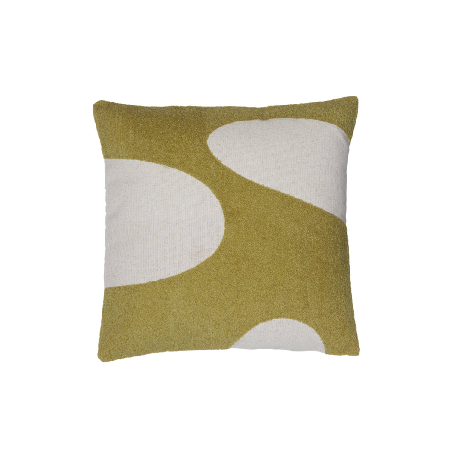 Cushion 45x45 cm CELLIO green+beige