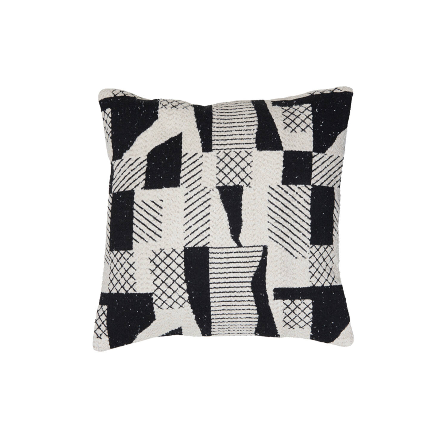 Cushion 45x45 cm CESENA black+beige