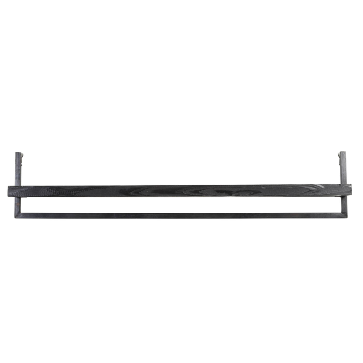 Wall shelf 120x18x24 cm MADDISON wood matt black