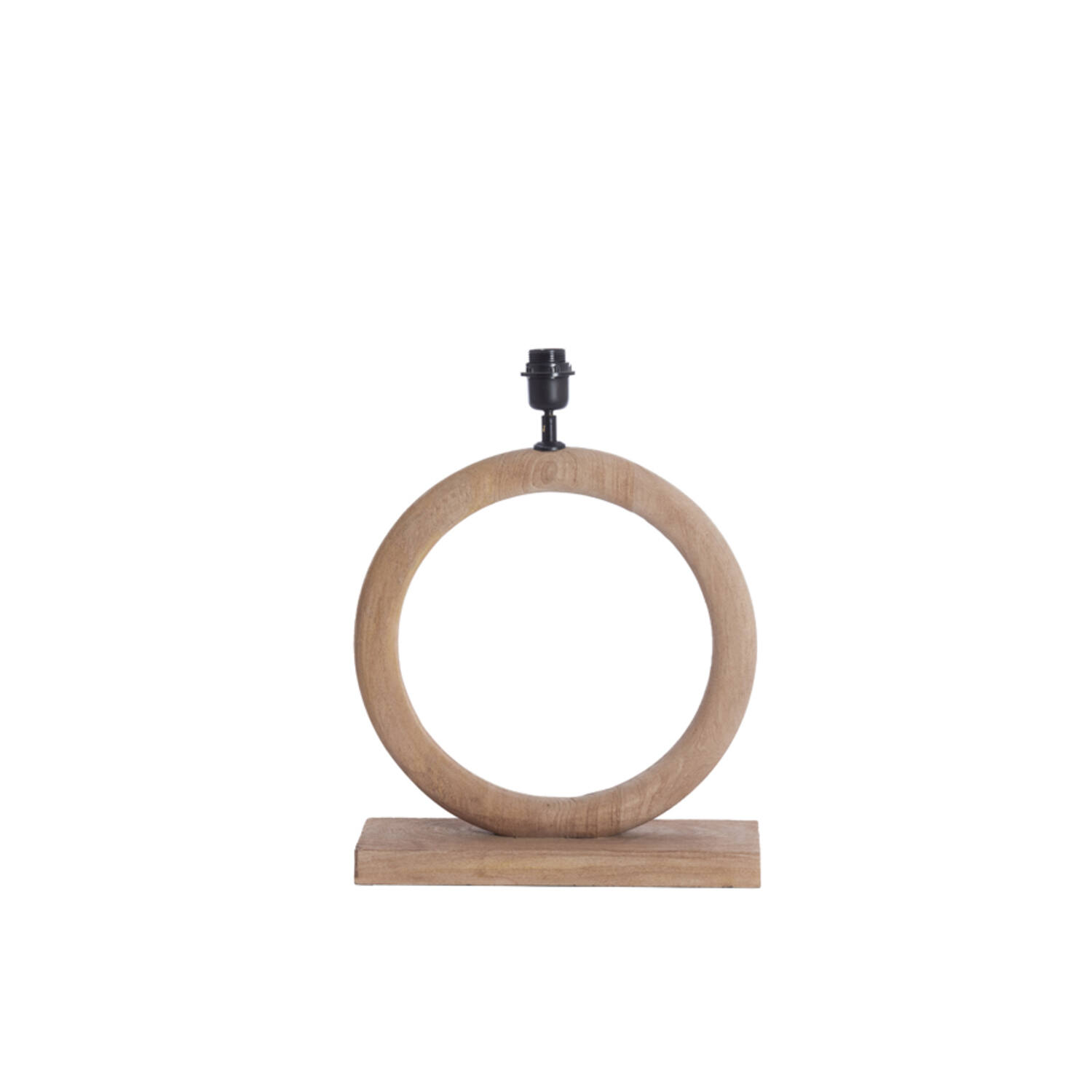 Lamp base 41x13x44 cm NUBIA wood matt natural