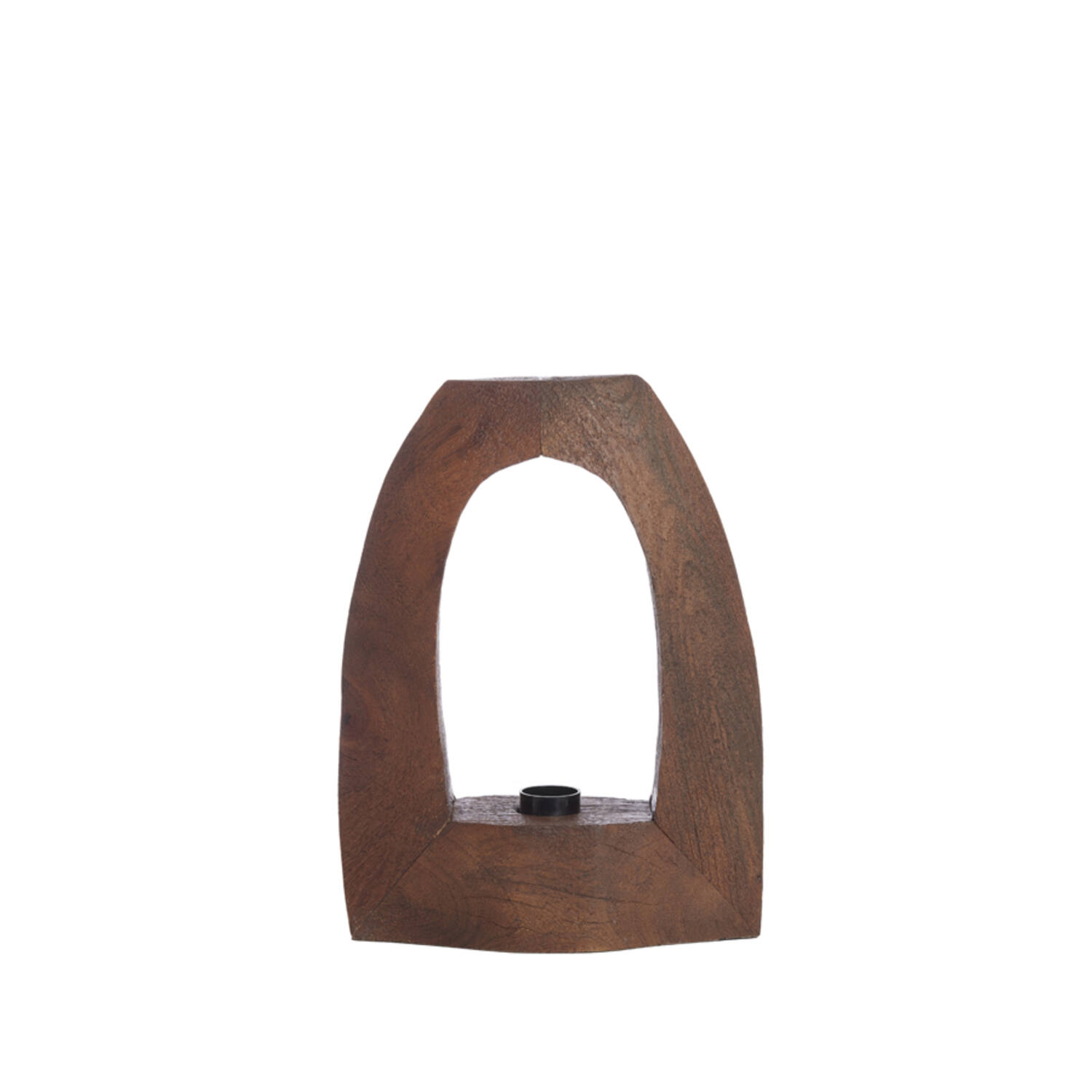 Table lamp 27x10x35 cm CARINI wood matt orange-brown