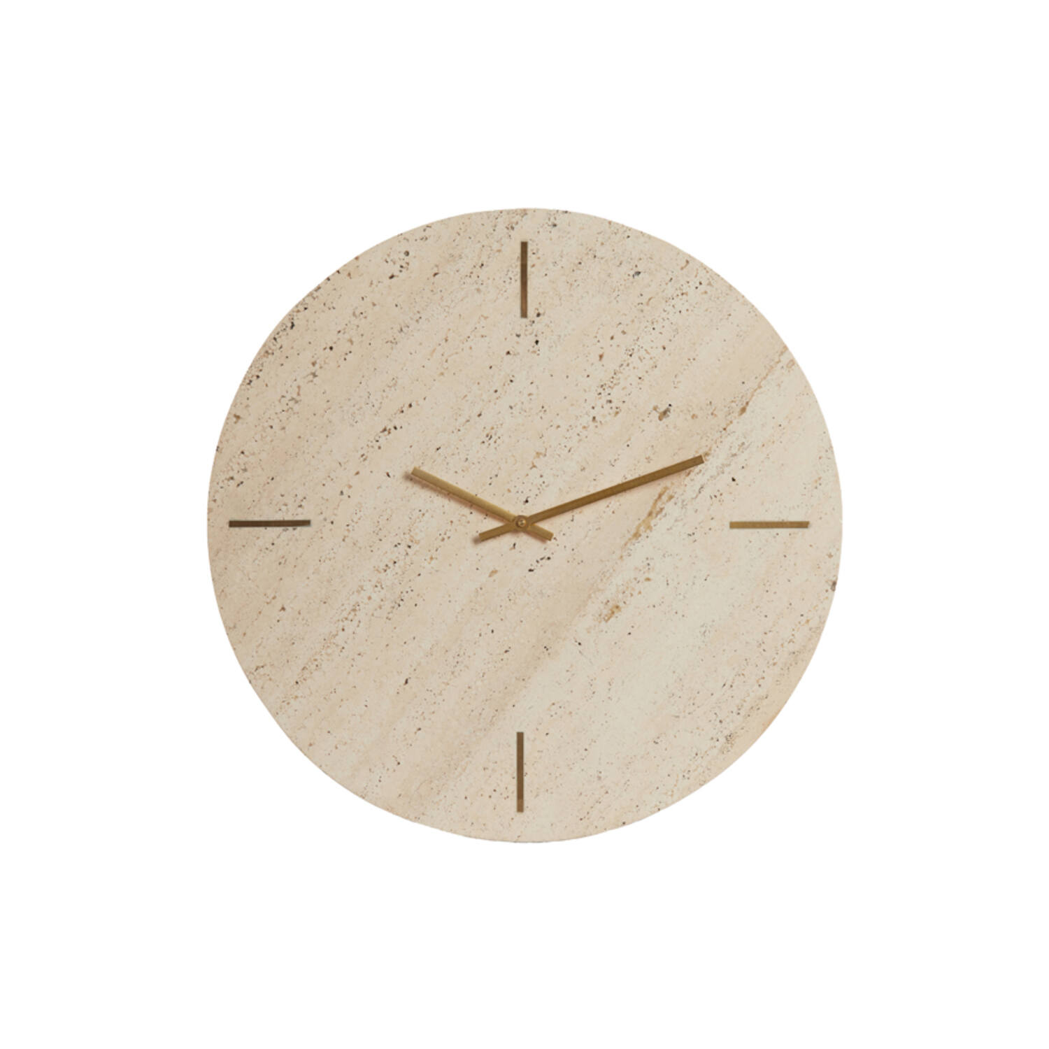 Clock Ø43 cm JENAY travertine sand