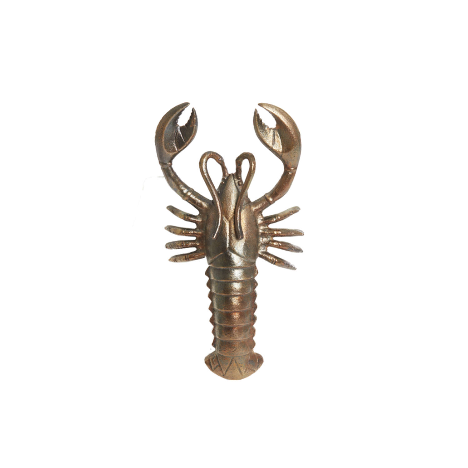 Ornament 37x19x10 cm LOBSTER antique bronze