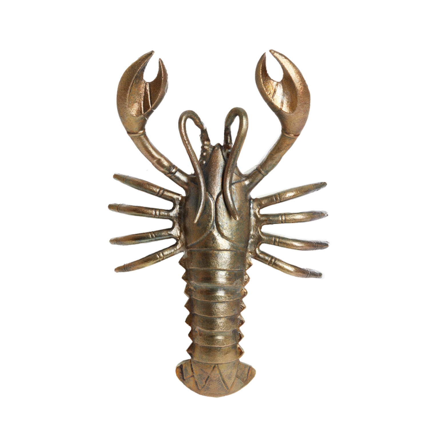 Ornament 50x32x15 cm LOBSTER antique bronze