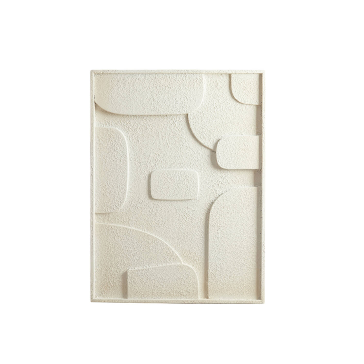 Wall ornament 80x8x60 cm COLINA wood cream