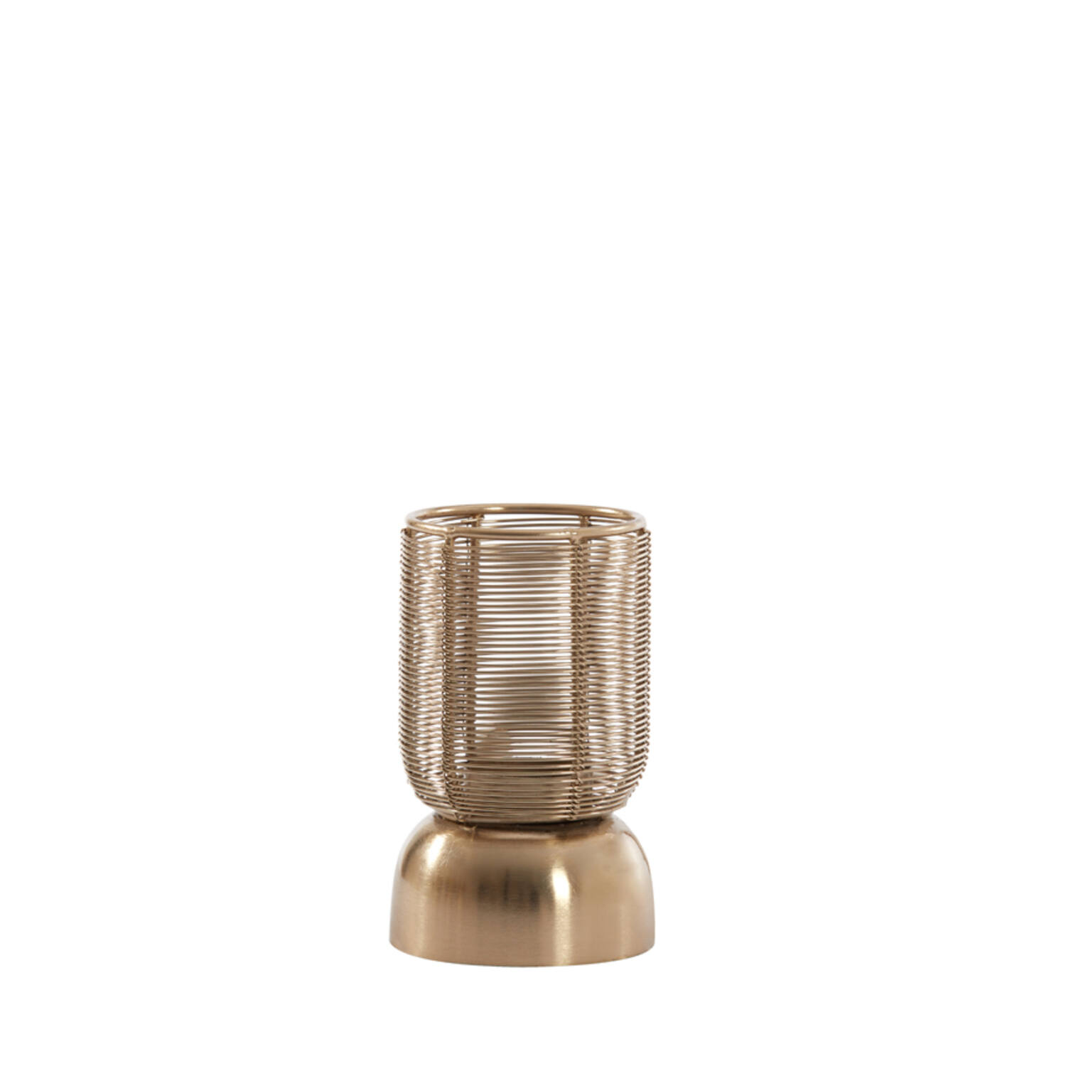 Hurricane Ø9x15 cm LEZUZA light gold