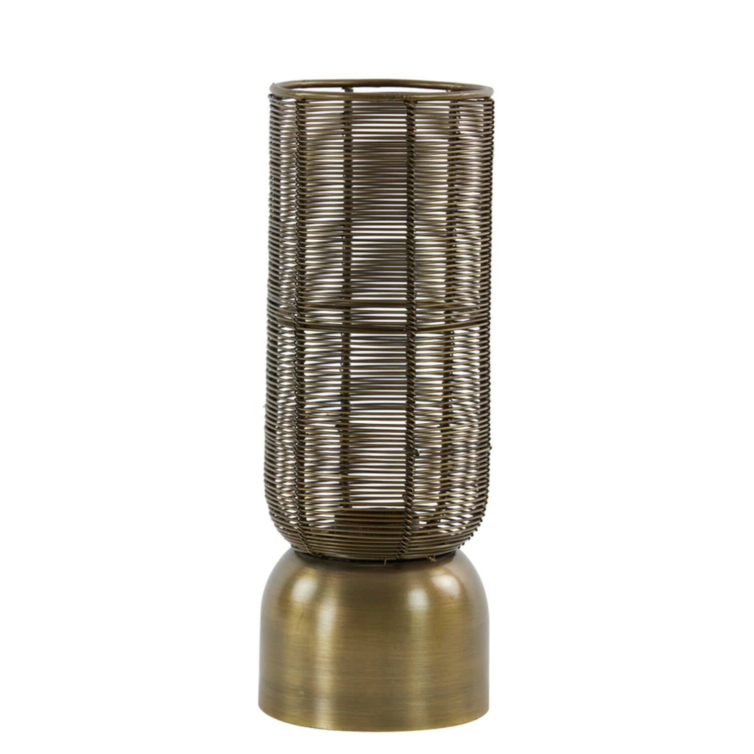Hurricane Ø11x29 cm LEZUZA antique bronze