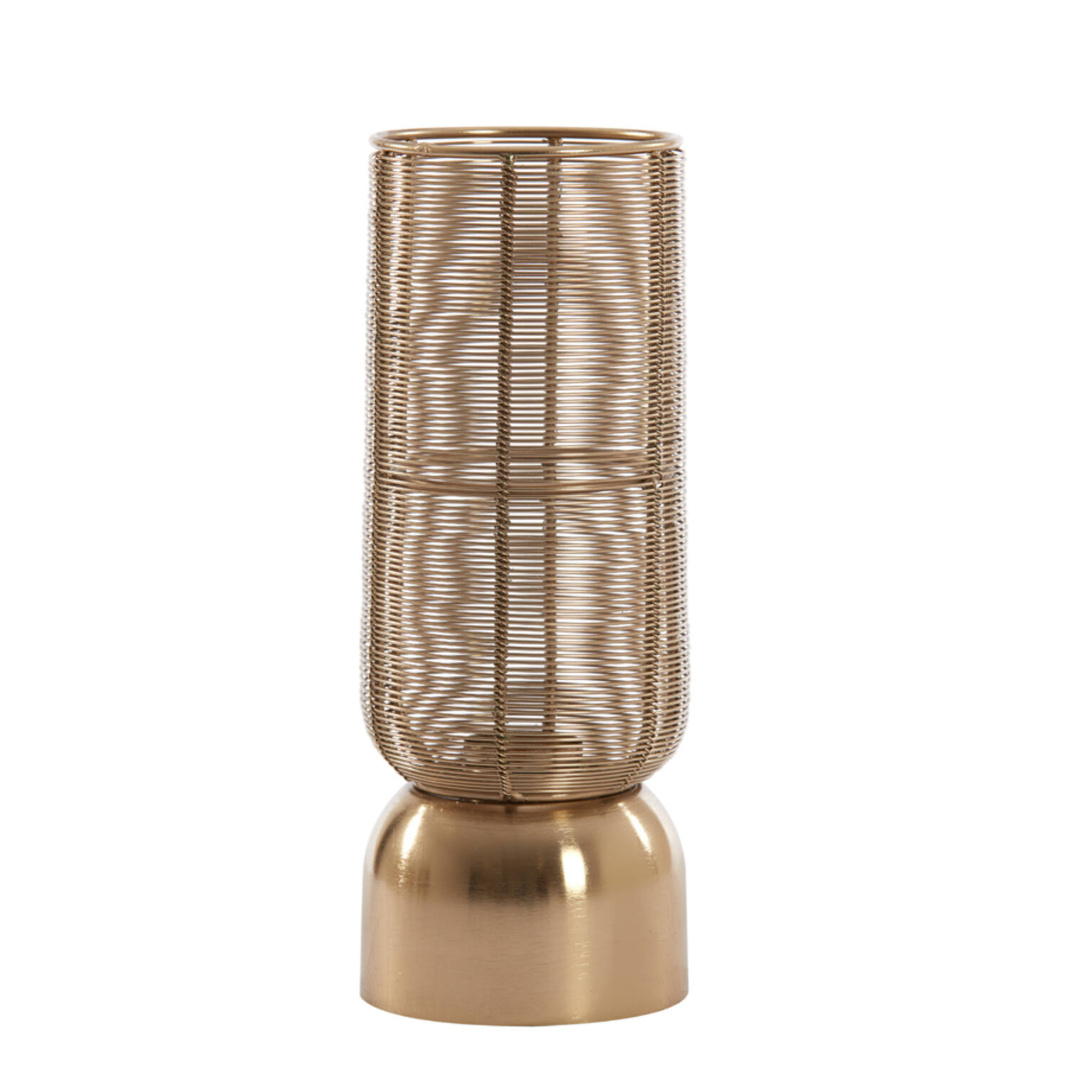 Hurricane Ø11x29 cm LEZUZA light gold