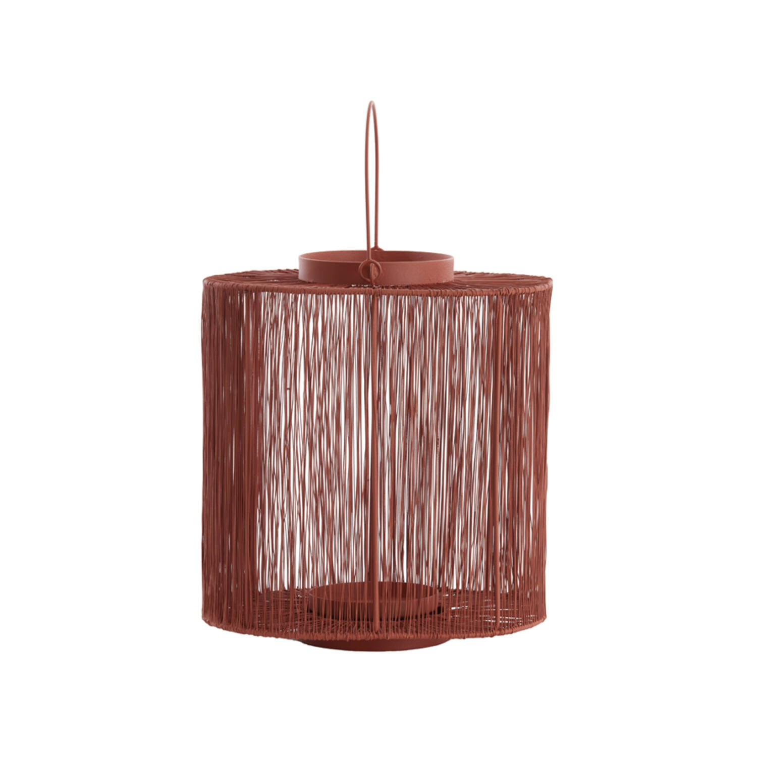 Lantern 28x20x30 cm BANJO brick red