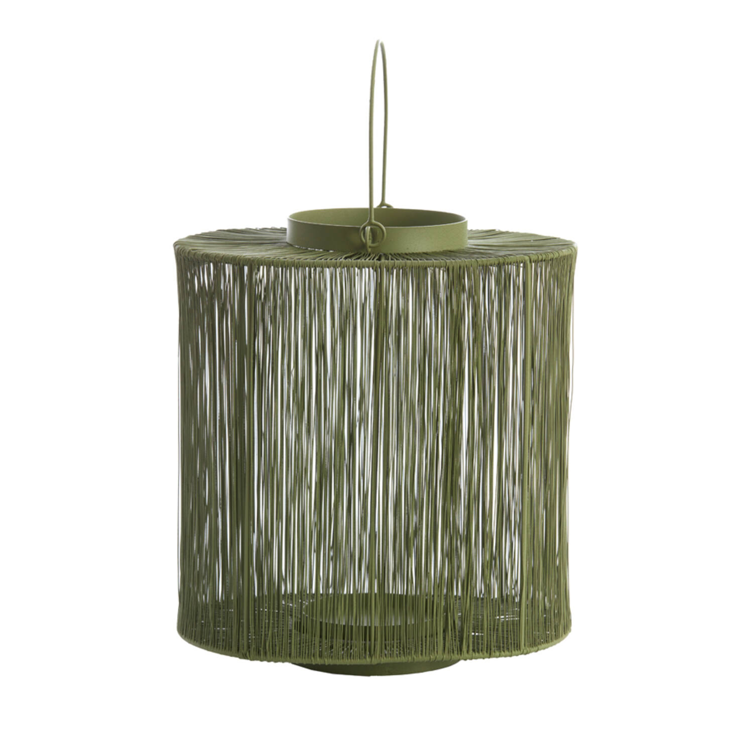 Lantern 28x20x30 cm BANJO olive green