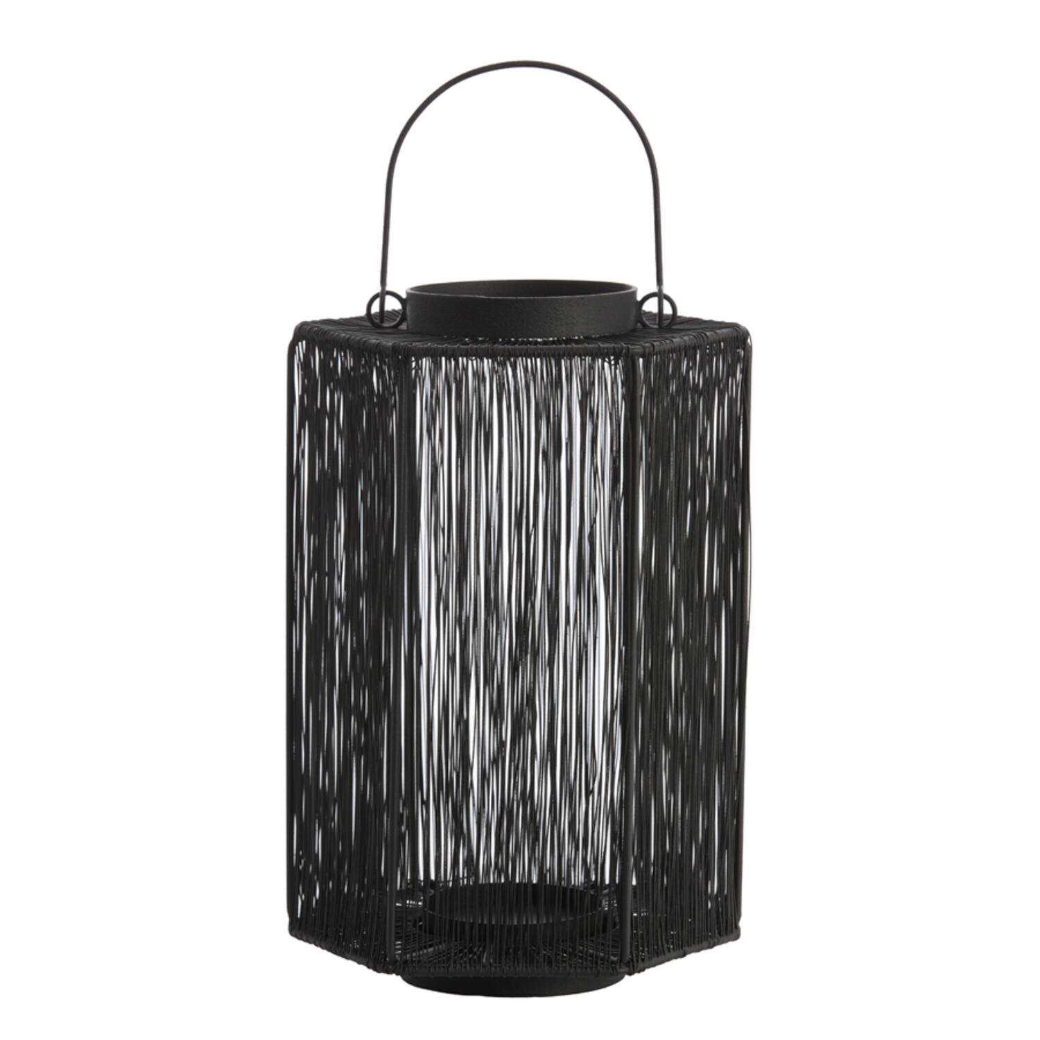 Lantern 35x35x35 cm BANJANI black