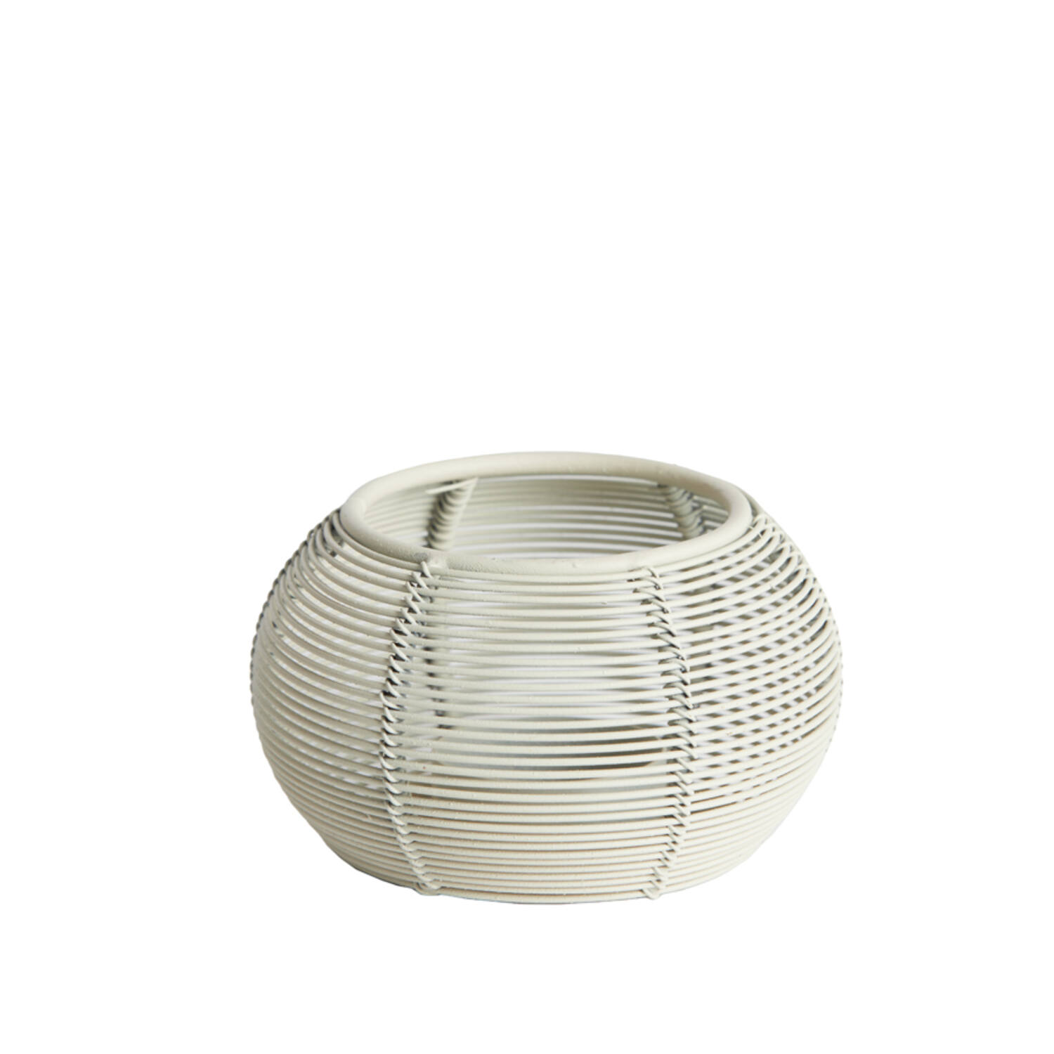 Tealight Ø11x7 cm BIANO matt cream