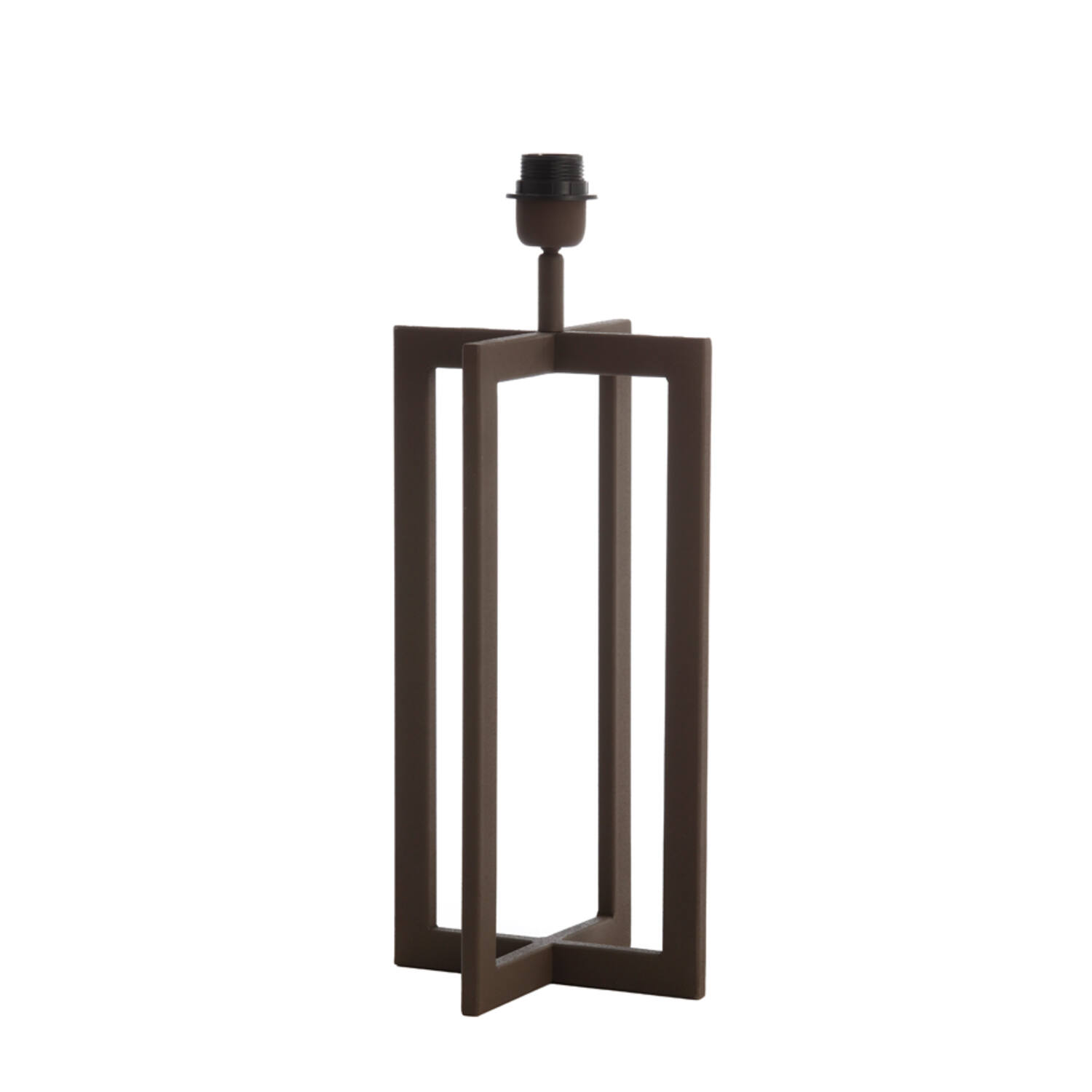 Lamp base 21x21x46 cm MACE brown