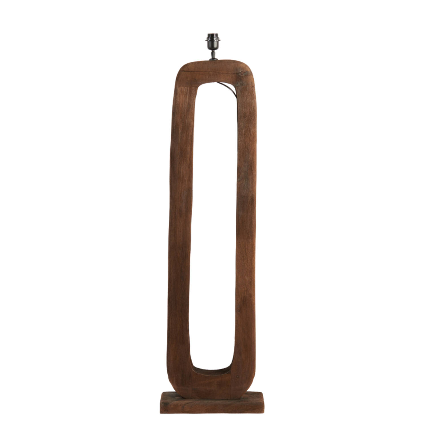 Floor lamp 38x12x125 cm KELAFO wood chocolate brown