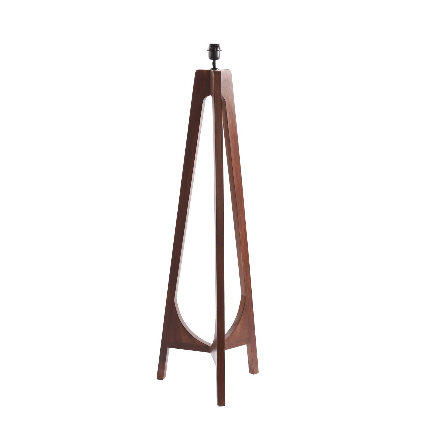 Floor lamp tripod 35x35x118 cm TROINA wood russet