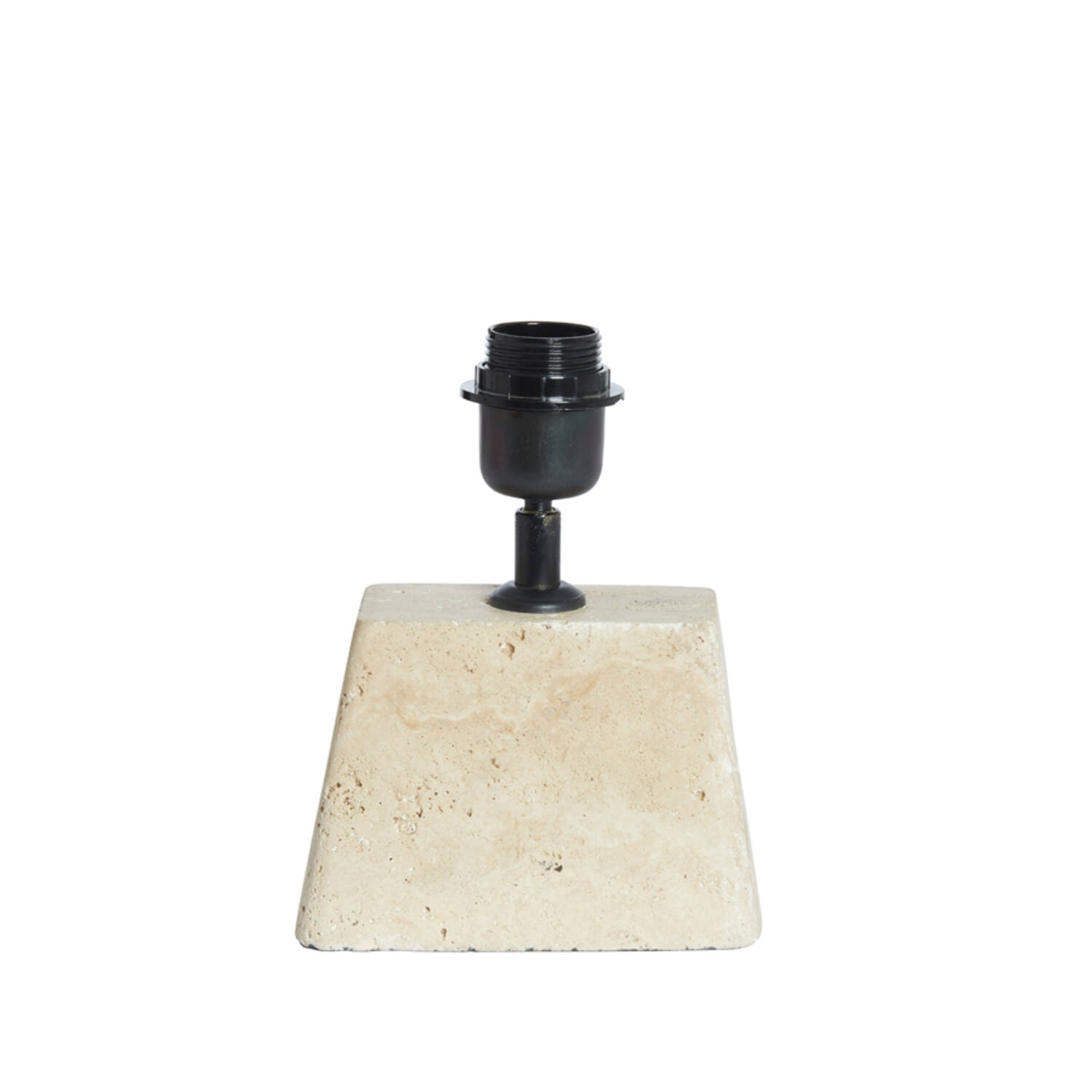 Lamp base 16x10x21 cm KARDAN travertine sand