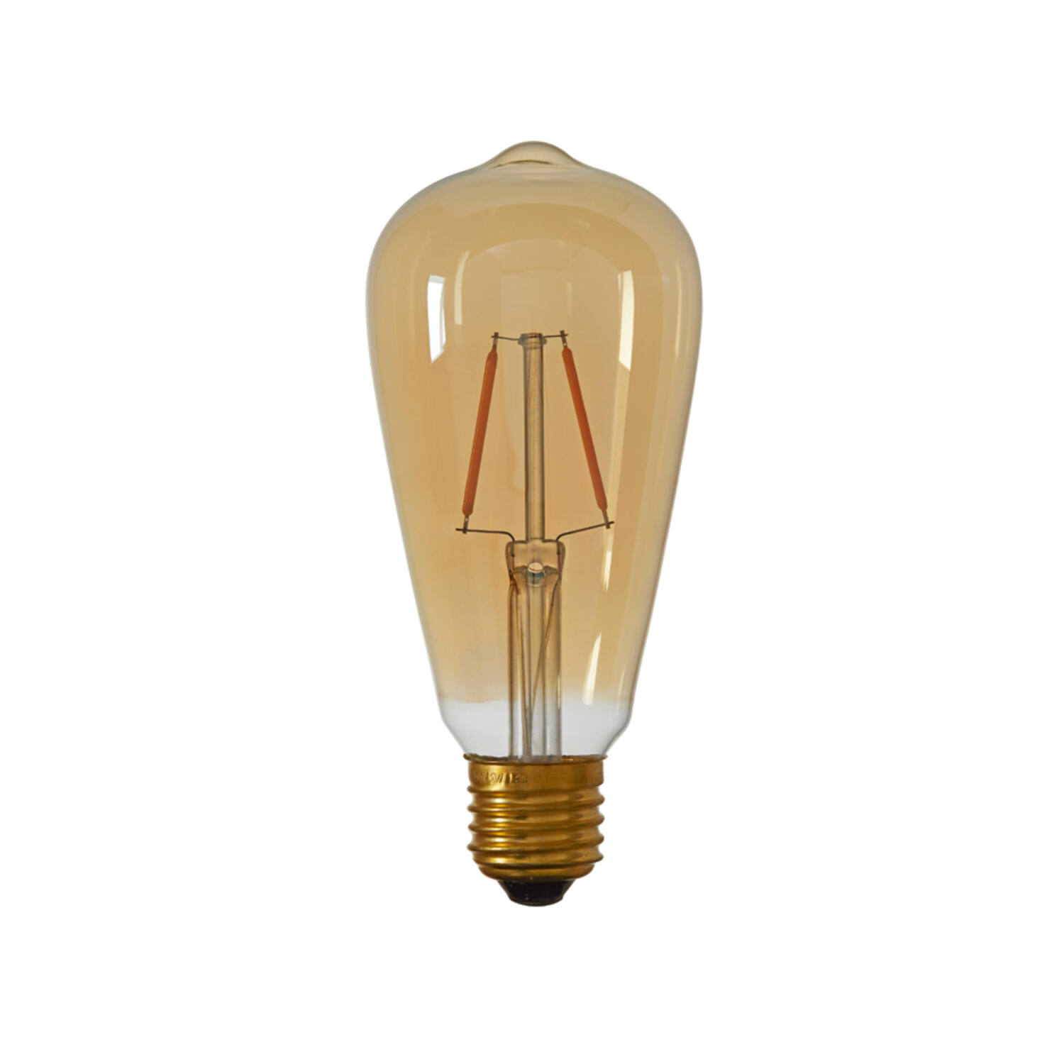 LED angular Ø6,5x14,5 cm LIGHT 2W amber E27 dimmable