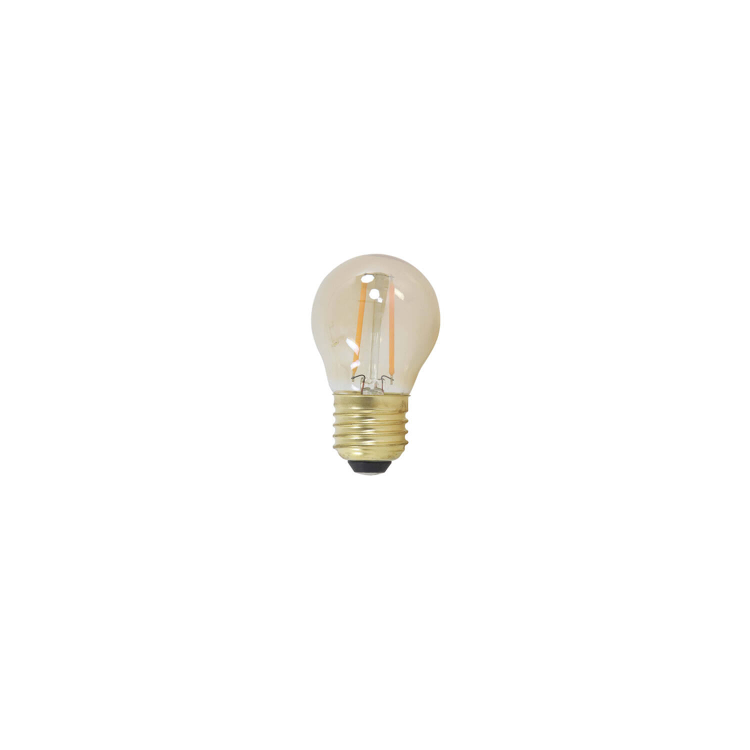 LED spherical Ø4,5x7,5 cm LIGHT 2W amber E27 dimmable