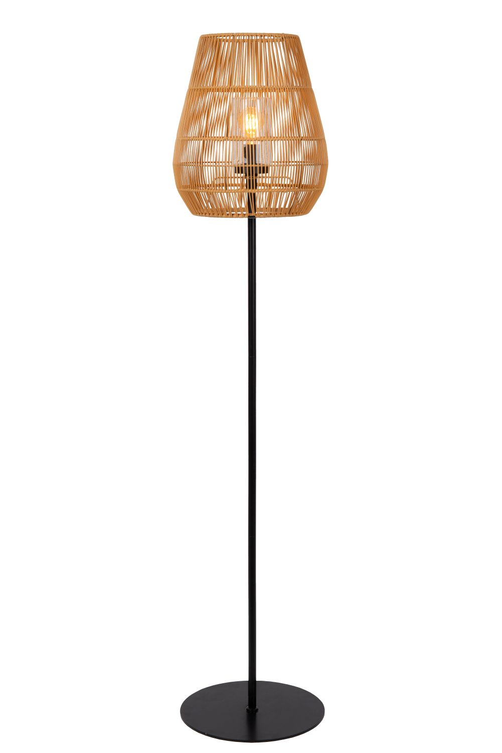 Outdoor floor lamp Lucide NERIDA 154cm, 1xE27, IP44, natural