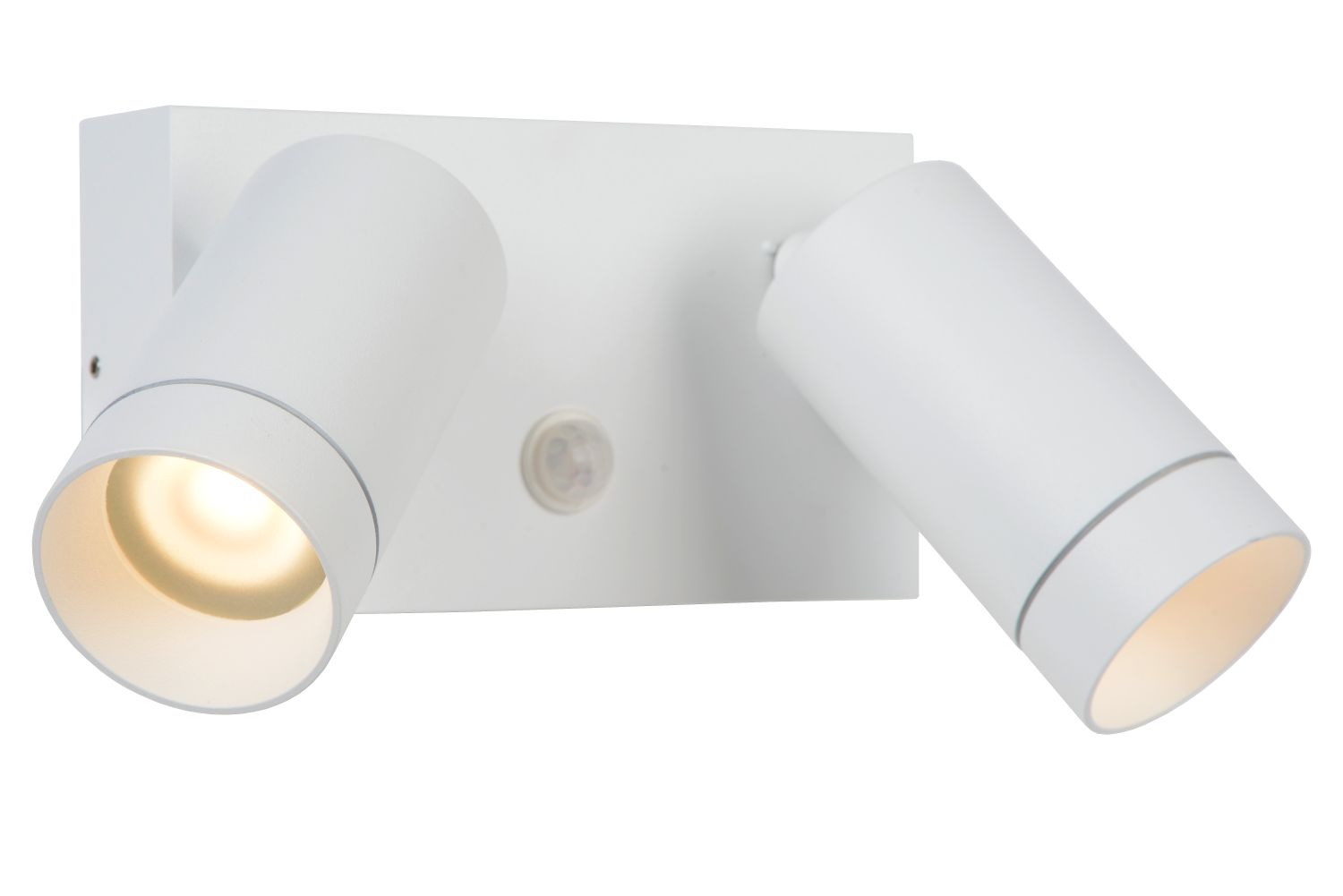 Outdoor lamp Lucide TAYLOR, 2xGU10, IP54, motion sensor, white