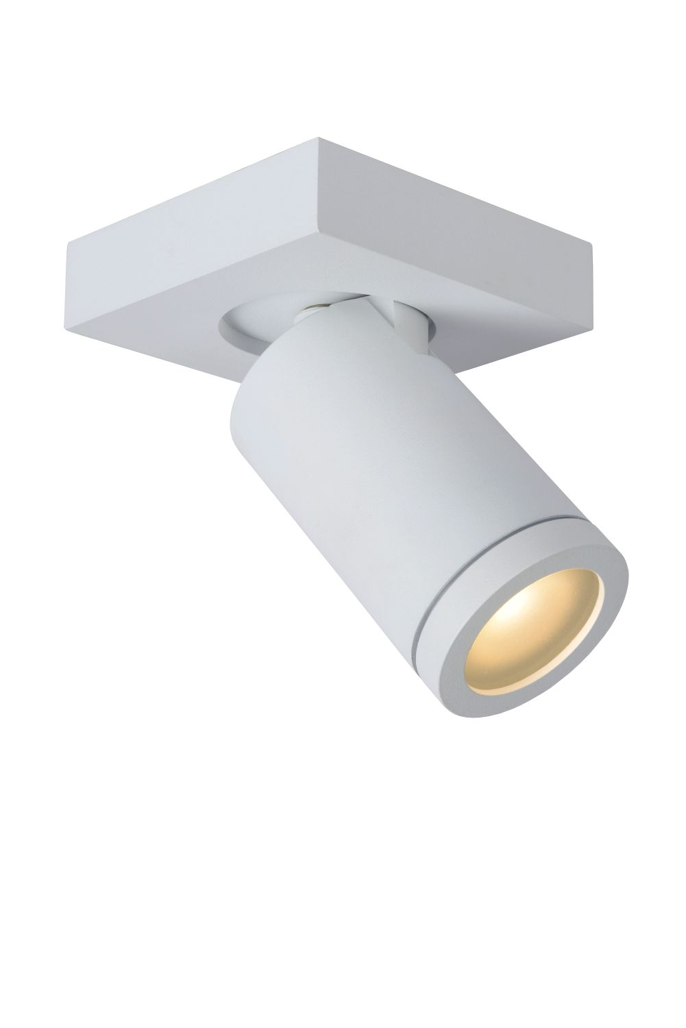 Bathroom Spot lamp Lucide TAYLOR, dimmable, 1xGU10 5W 2200K/3000K, IP44, white