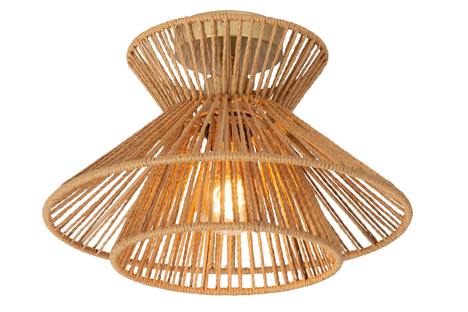 Kattovalaisin Lucide TASMAN Ø32cm, 1xE27, luonnollinen