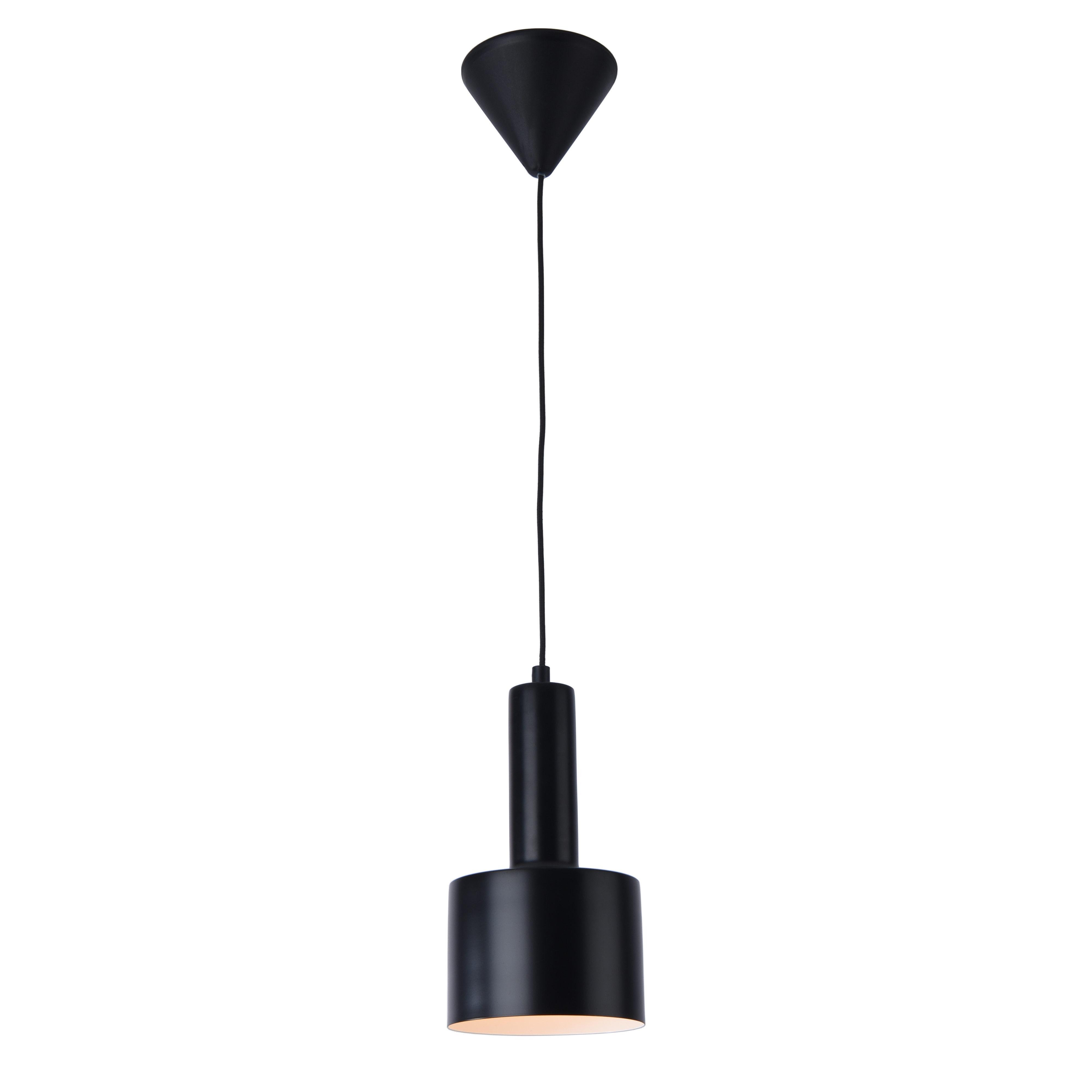 Pendant lamp FocusLight ELLIOT Ø14cm, 1xE27, black