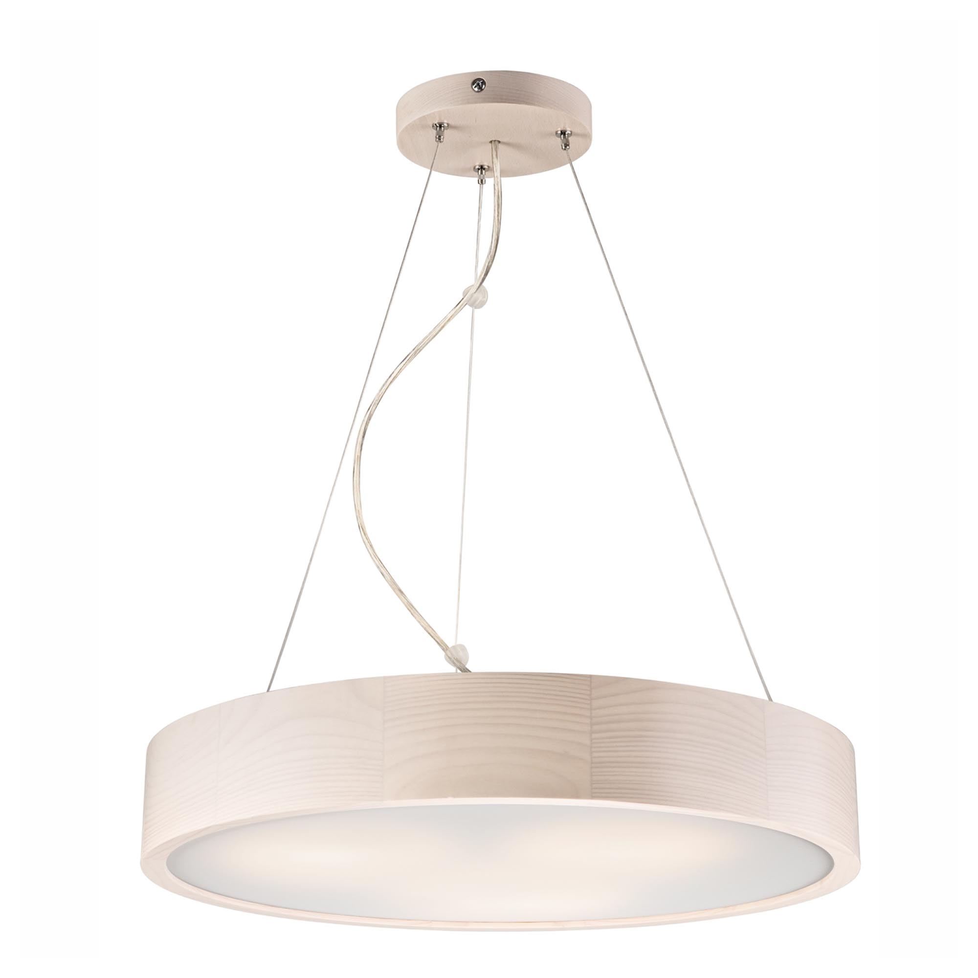 Pendant lamp FocusLight JORDAN 470mm, 3xE27, white