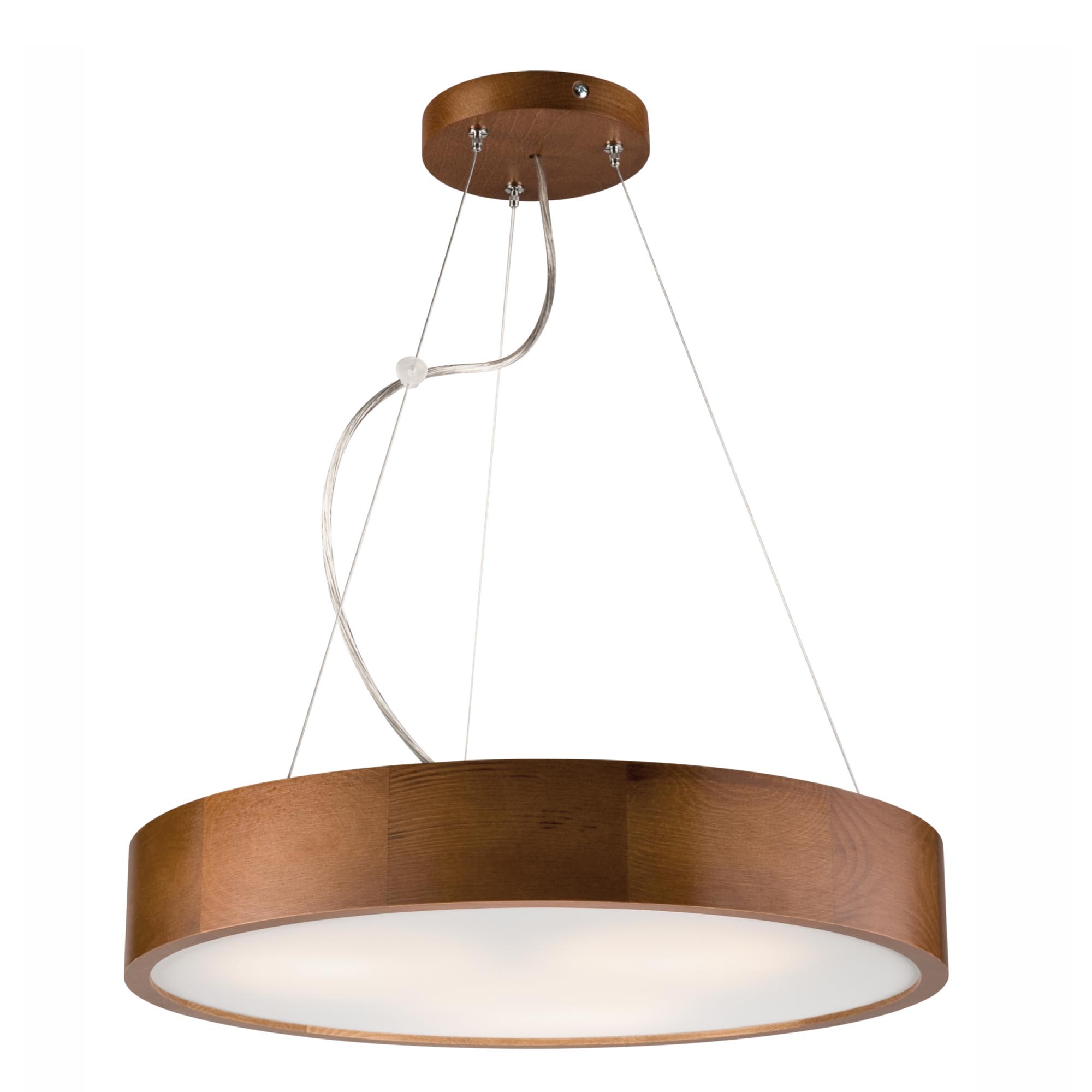 Pendant lamp FocusLight JORDAN 470mm, 3xE27, brown