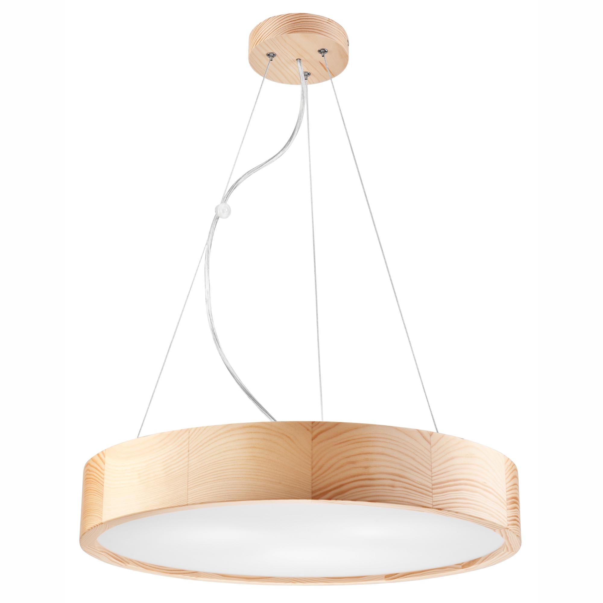 Pendant lamp FocusLight JORDAN 470mm, 3xE27, pine