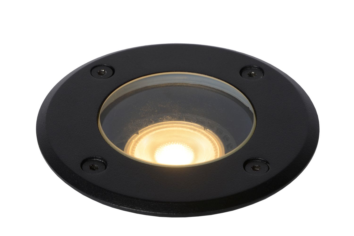 Terrace lamp Lucide BILTIN, 1xGU10, IP67, round, black