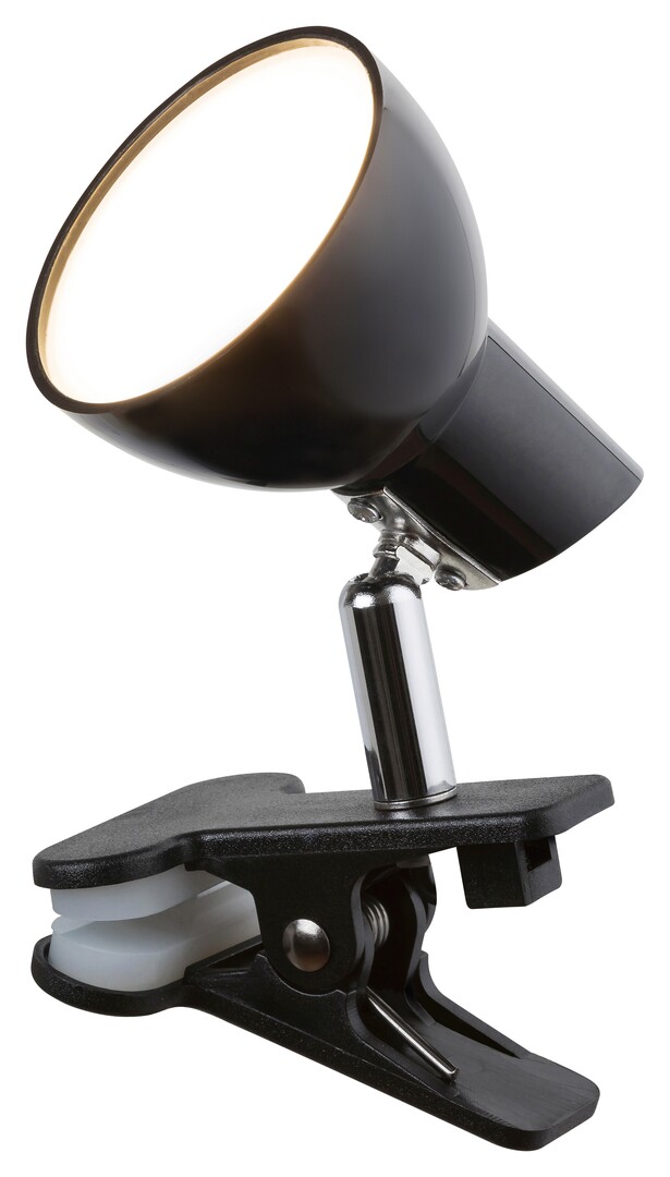 Clip lamp Rabalux NOAH, Ø7cm, Led 5W 360lm 3000K, black