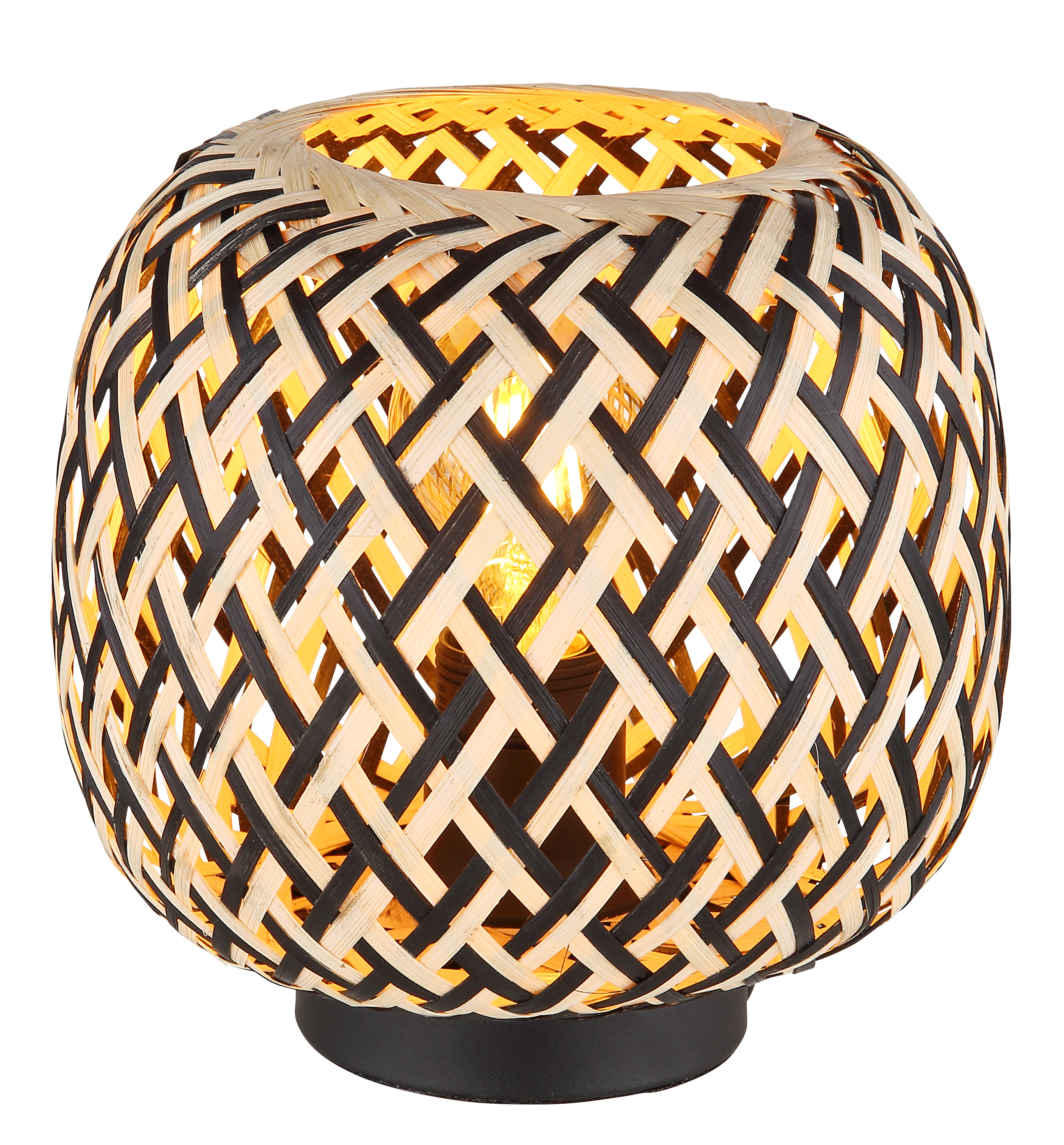 Table lamp Globo COLLY 20cm, 1xE27, black/natural