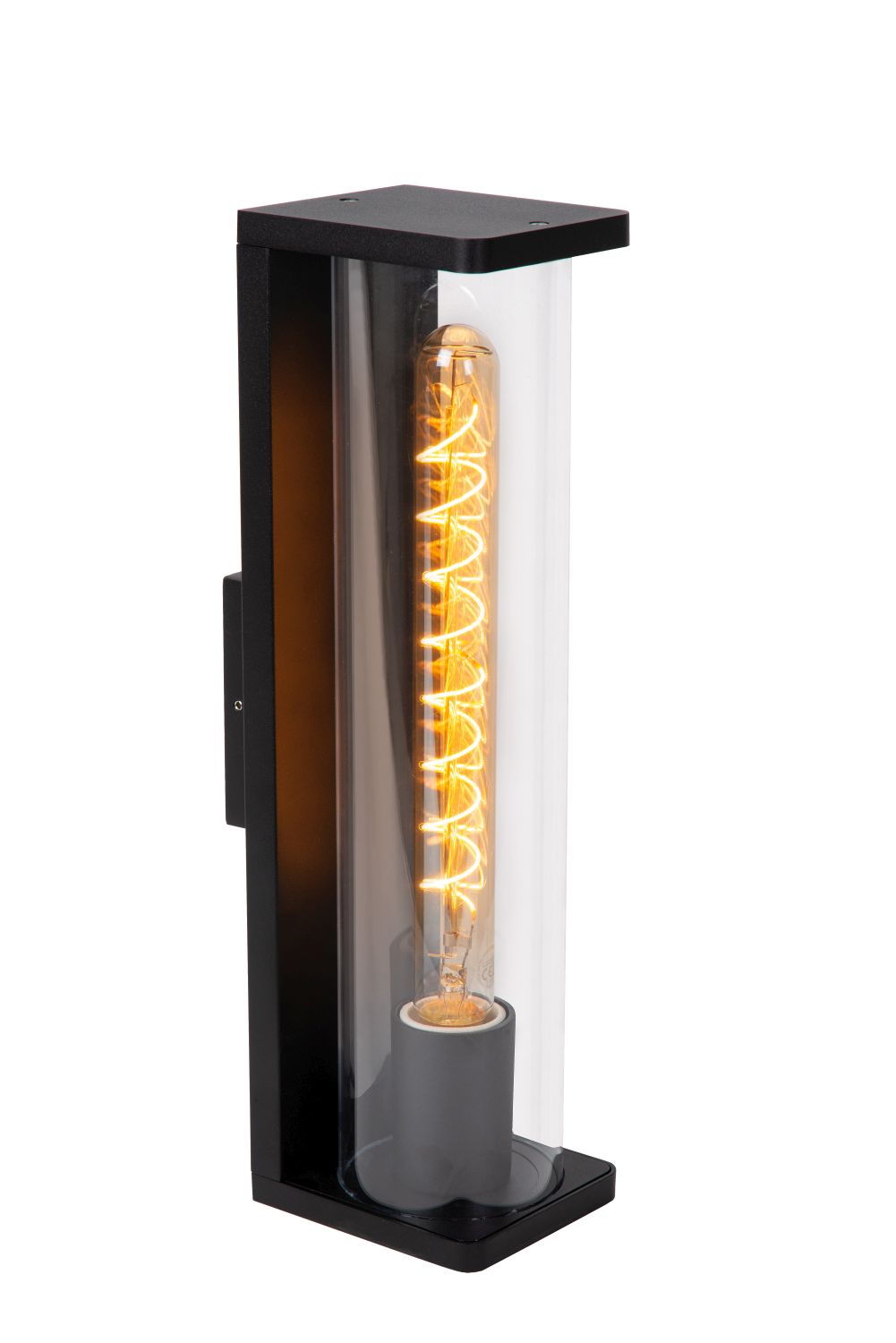 Outdoor lamp Lucide SLIGO 39,2cm, 1xE27, IP65, black/clear