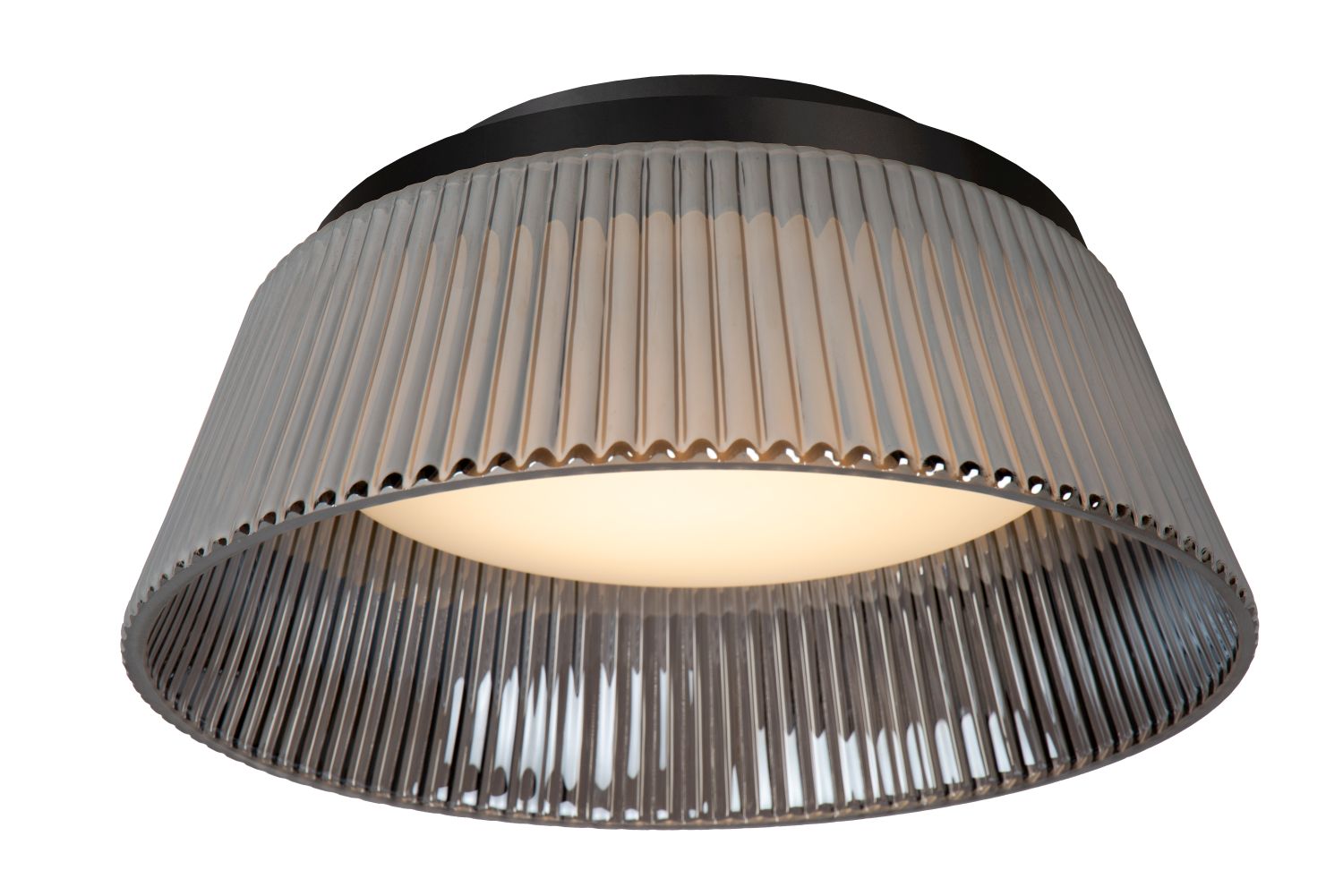 Ceiling lamp Lucide VIXI Ø35cm, 1xLED 17,6W 2900K, smokegrey