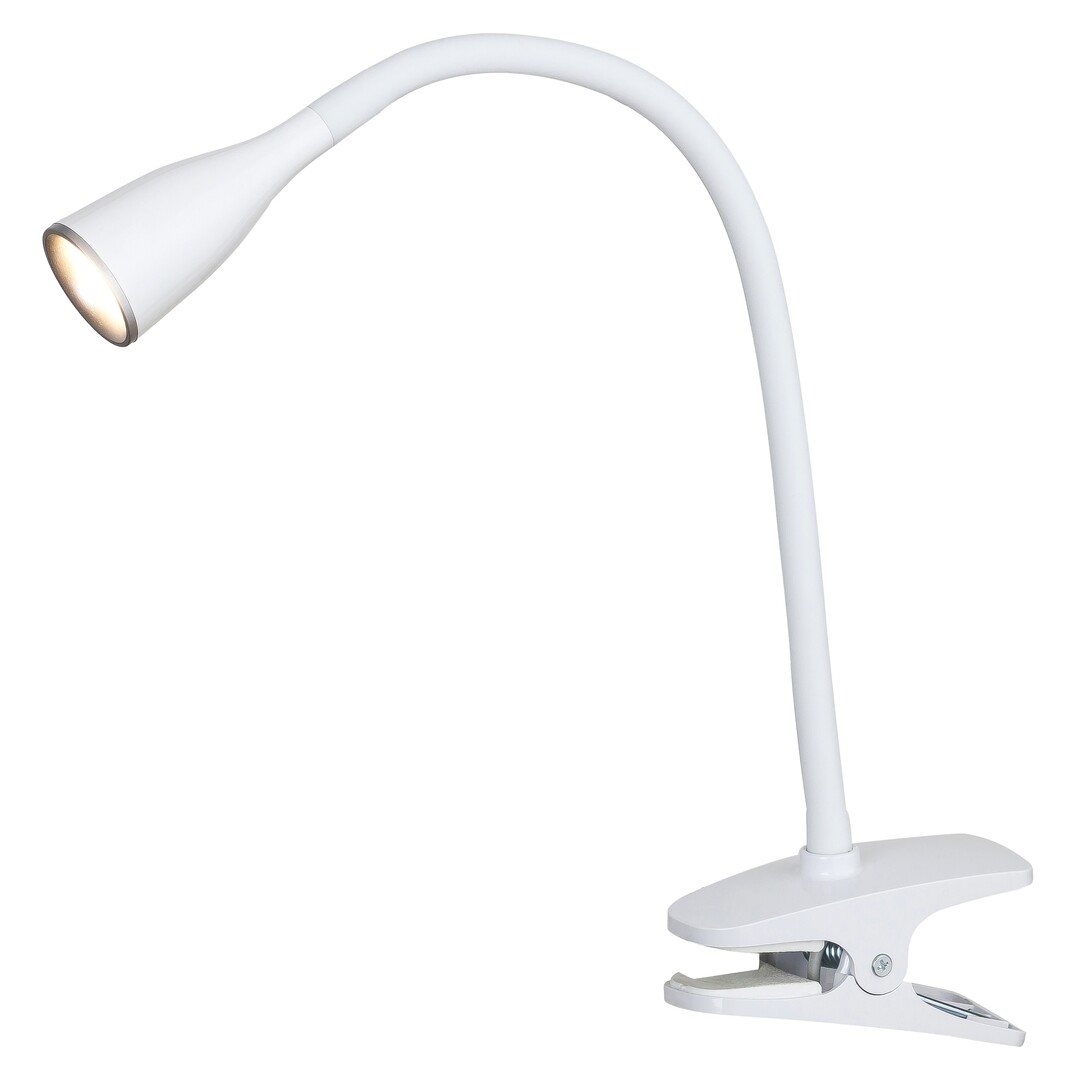 Clip lamp Rabalux JEFF, 13x35cm, Led 4,5W 330lm 3000K, white