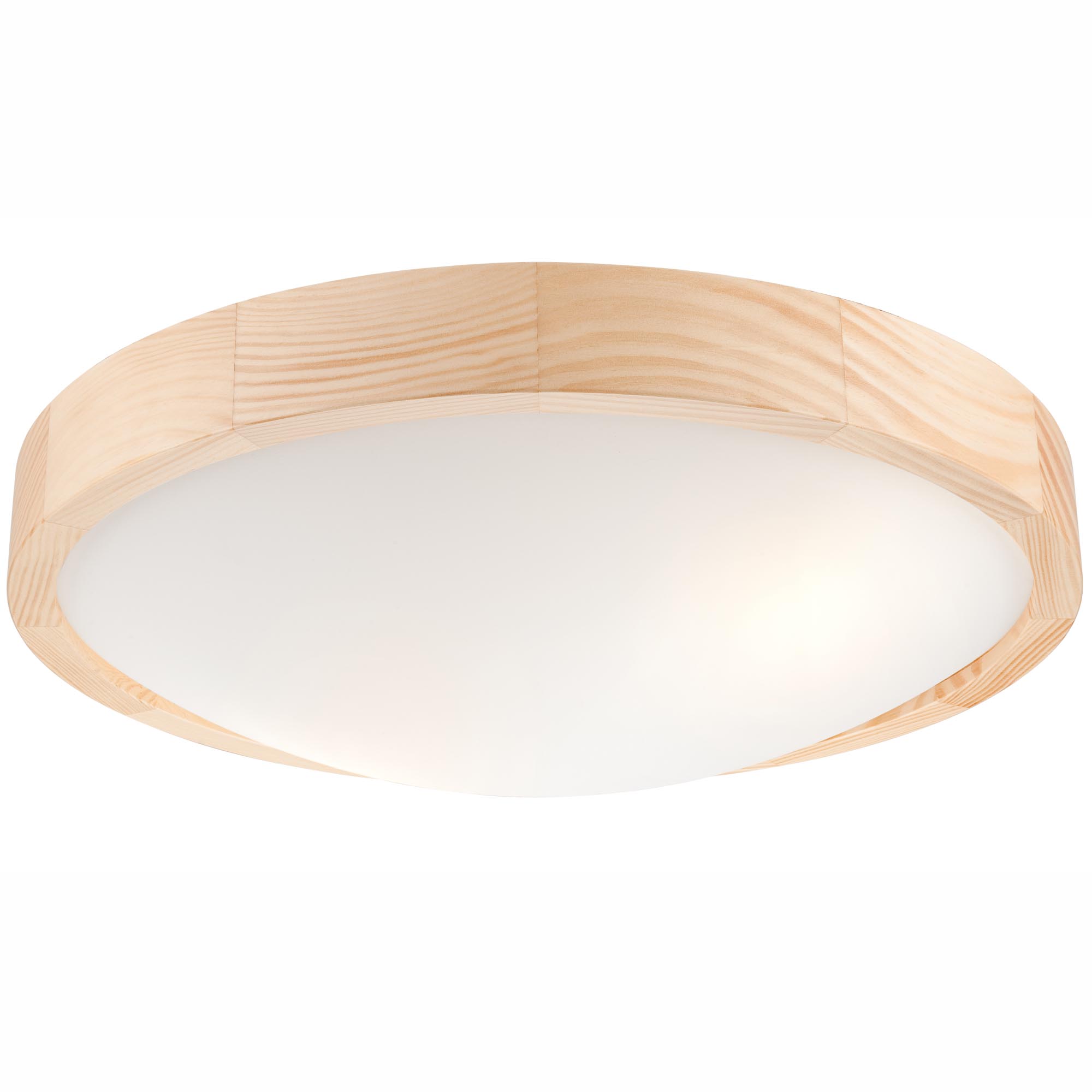 Ceiling lamp FocusLight LUNA 370mm, 2xE27, pine