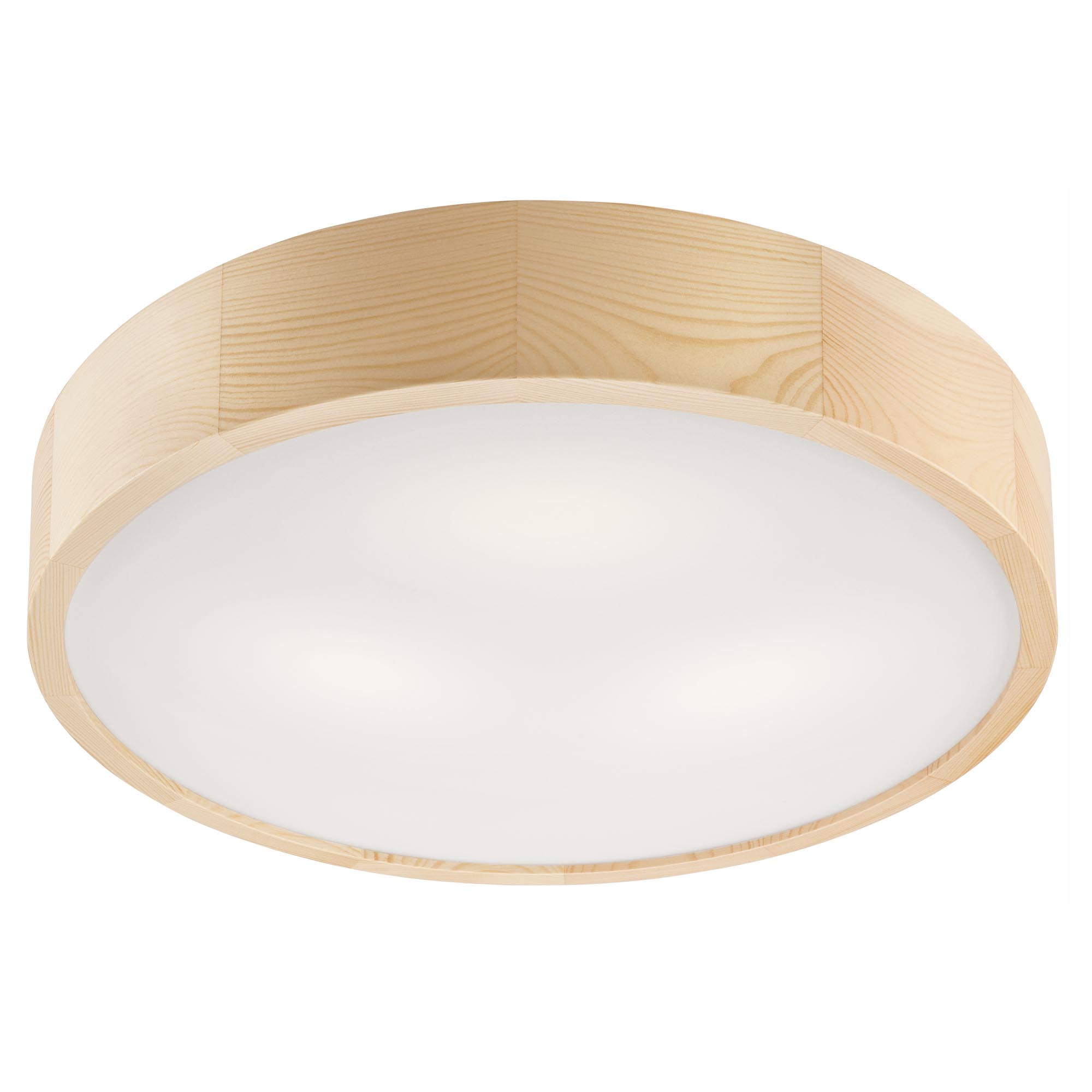 Ceiling lamp FocusLight JORDAN 470mm, 3xE27, pine