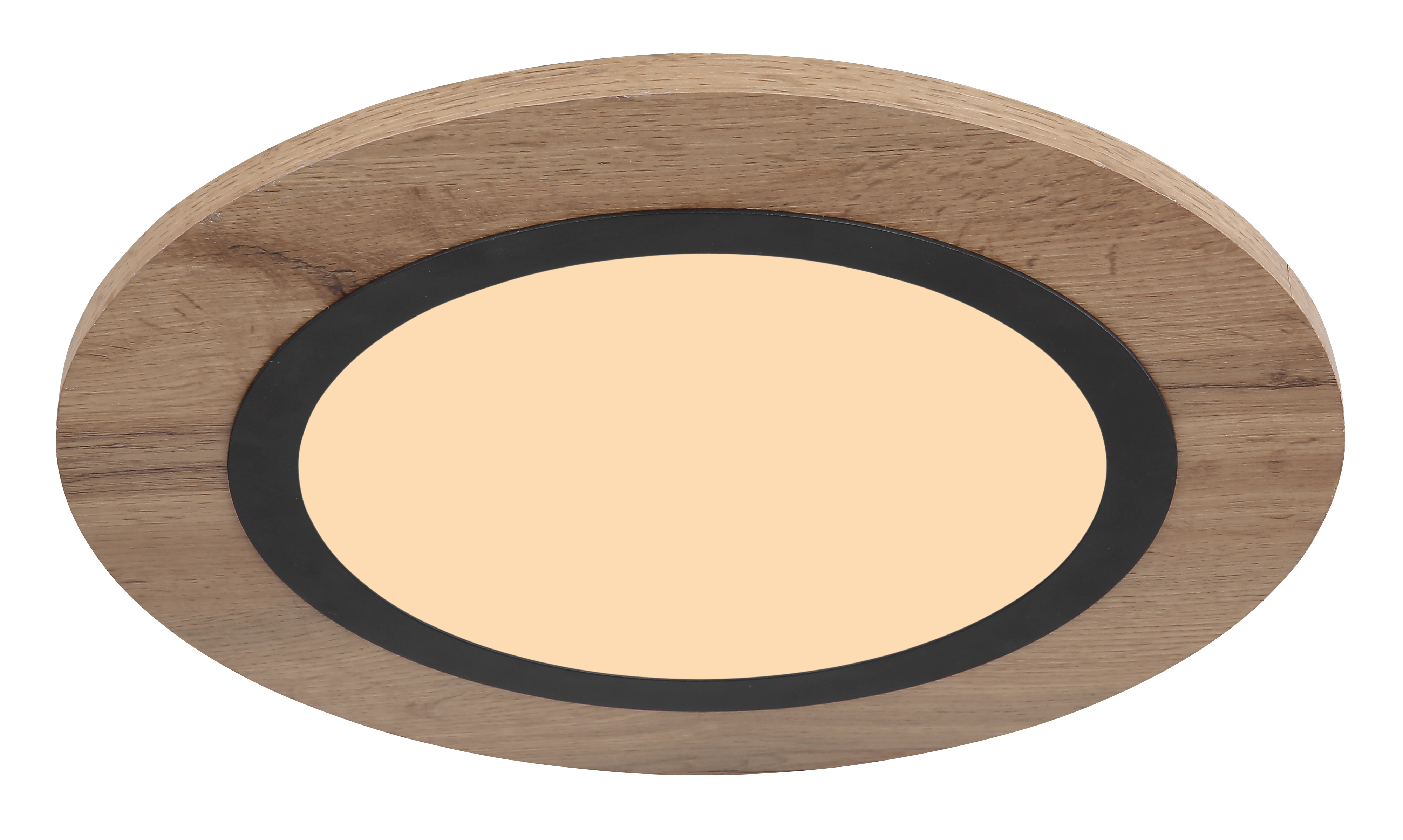 Ceiling lamp Globo LEA 40cm, 15W, 3000K, brown/opal