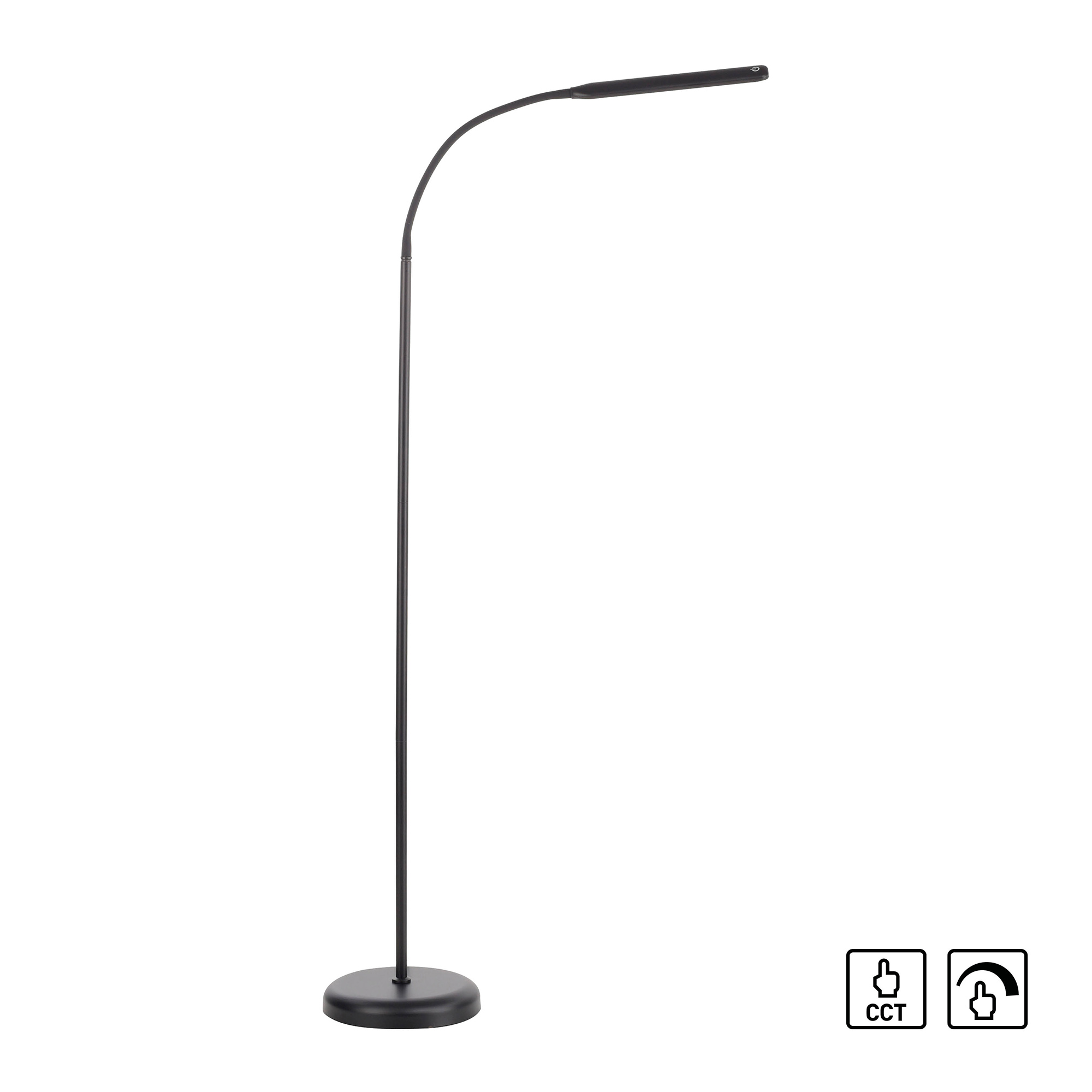 Floor lamp JustLight Elly Led black
