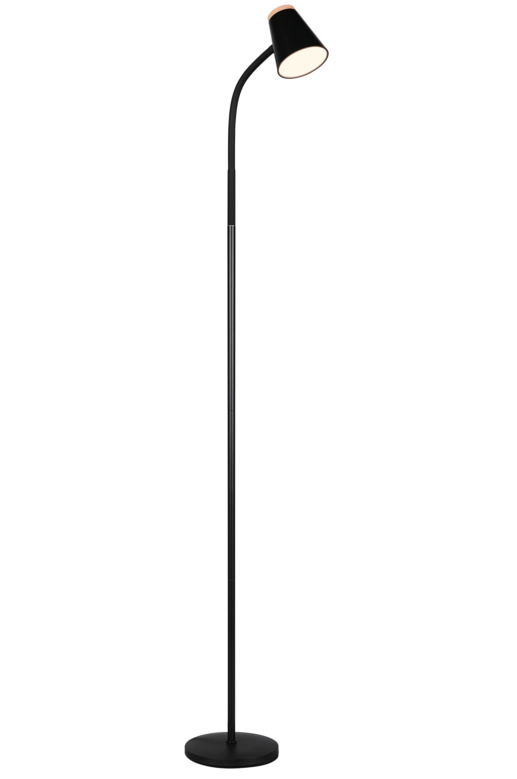 Lattiavalaisin Aden Led, 4,5W LED, 500lm, 3000K, musta