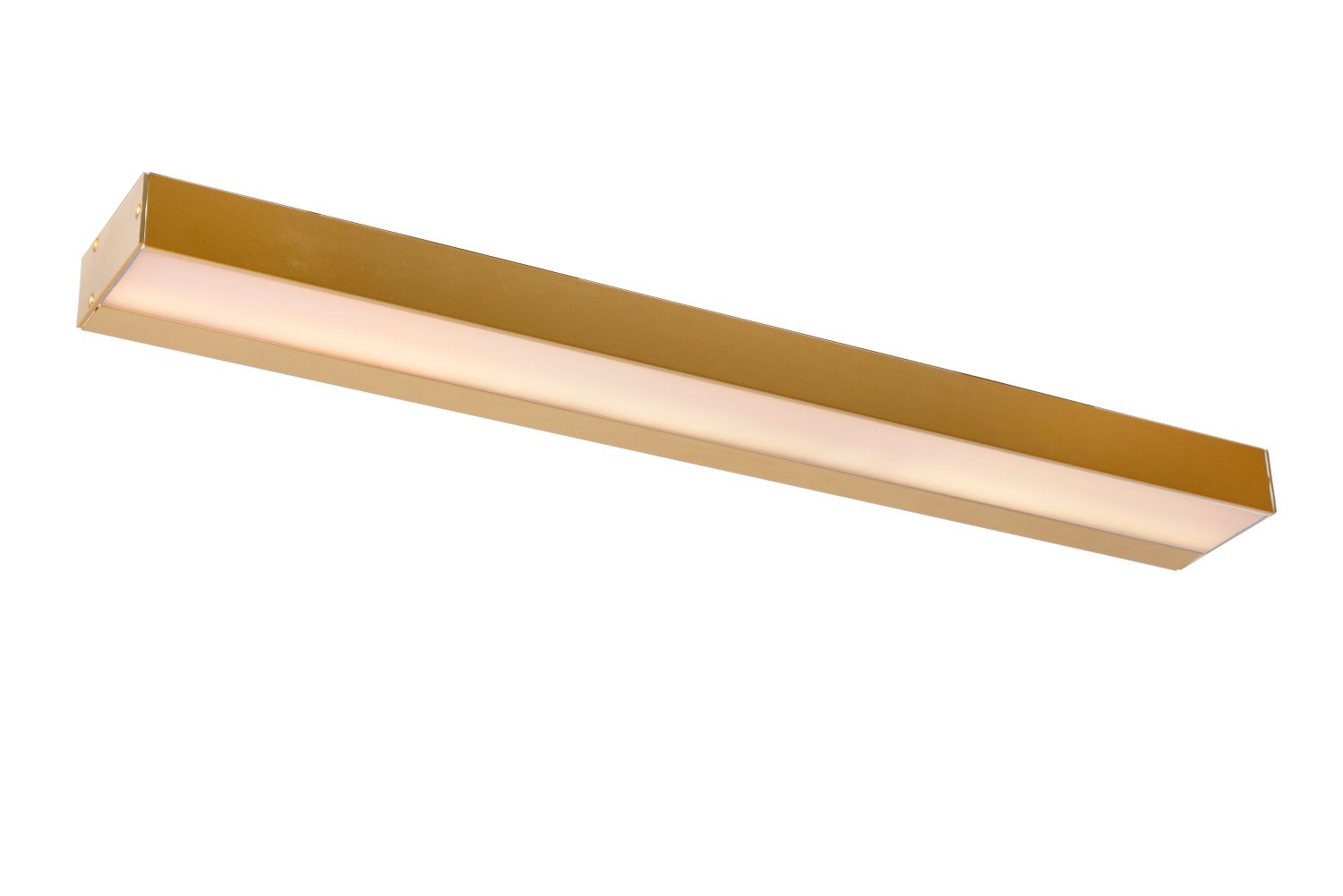 Lucide ALEXA - Wall light Bathroom - LED - 1x8W 3000K - IP44 - Matt Gold / Brass