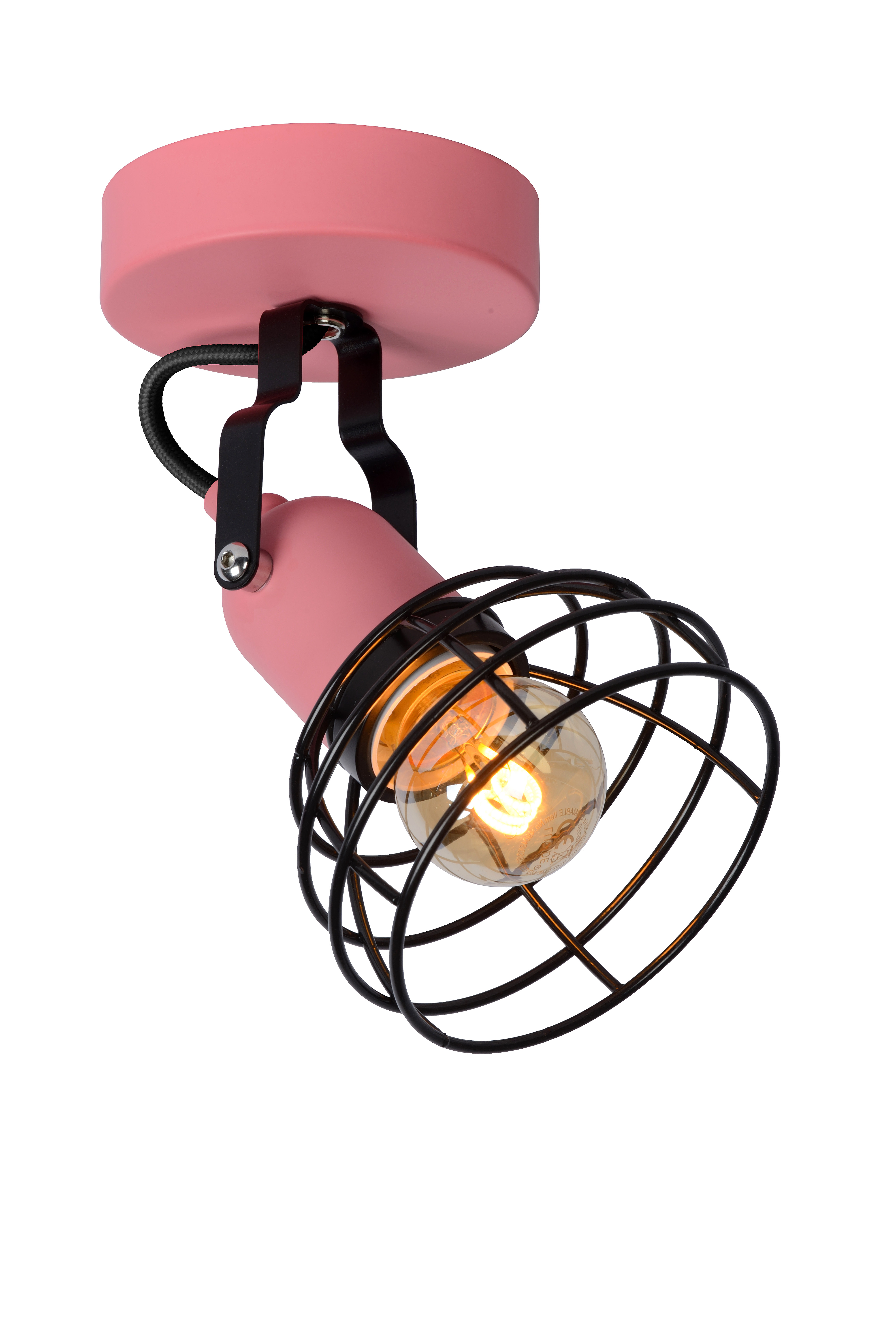 Lucide POLA - Wall spotlight Children - 1xE27 - Pink