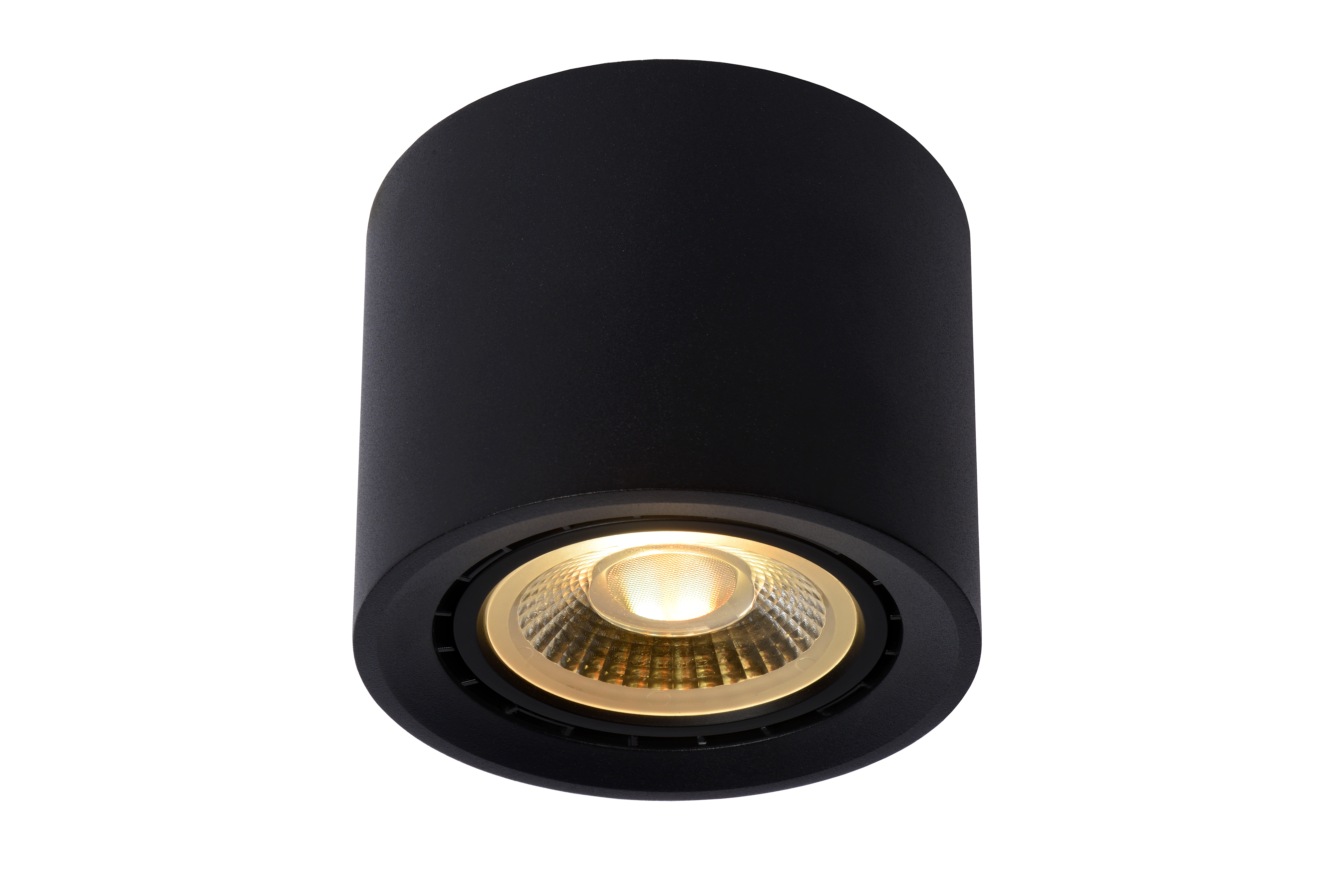 Lucide FEDLER - Ceiling spotlight - Ø 12 cm - LED Dim to warm - GU10 - 1x12W 2200K/3000K - Black
