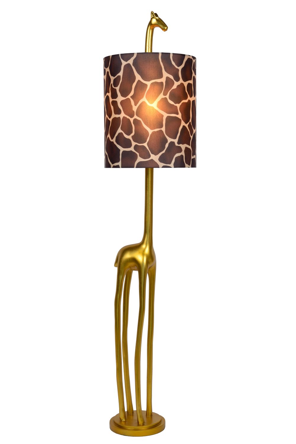 Lucide EXTRAVAGANZA MISS TALL - Floor lamp - Ø 35 cm - 1xE27 - Matt Gold / Brass